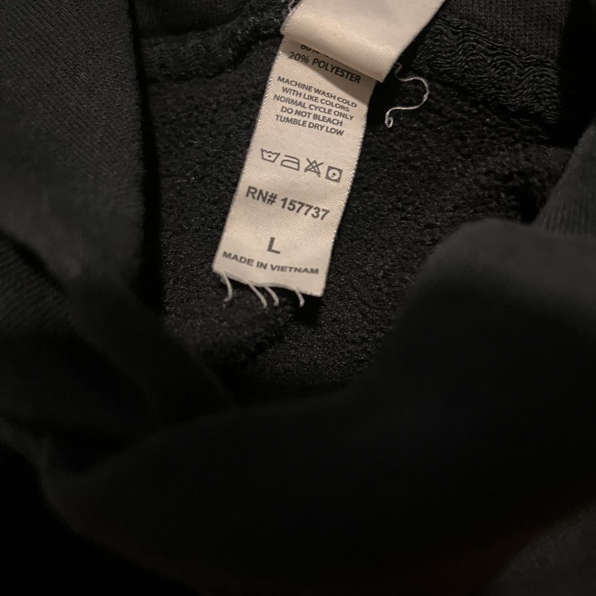 Other Black “Run To The Money” Cropped Graphic Hoodie Size US L / EU 52-54 / 3 - 3 Thumbnail