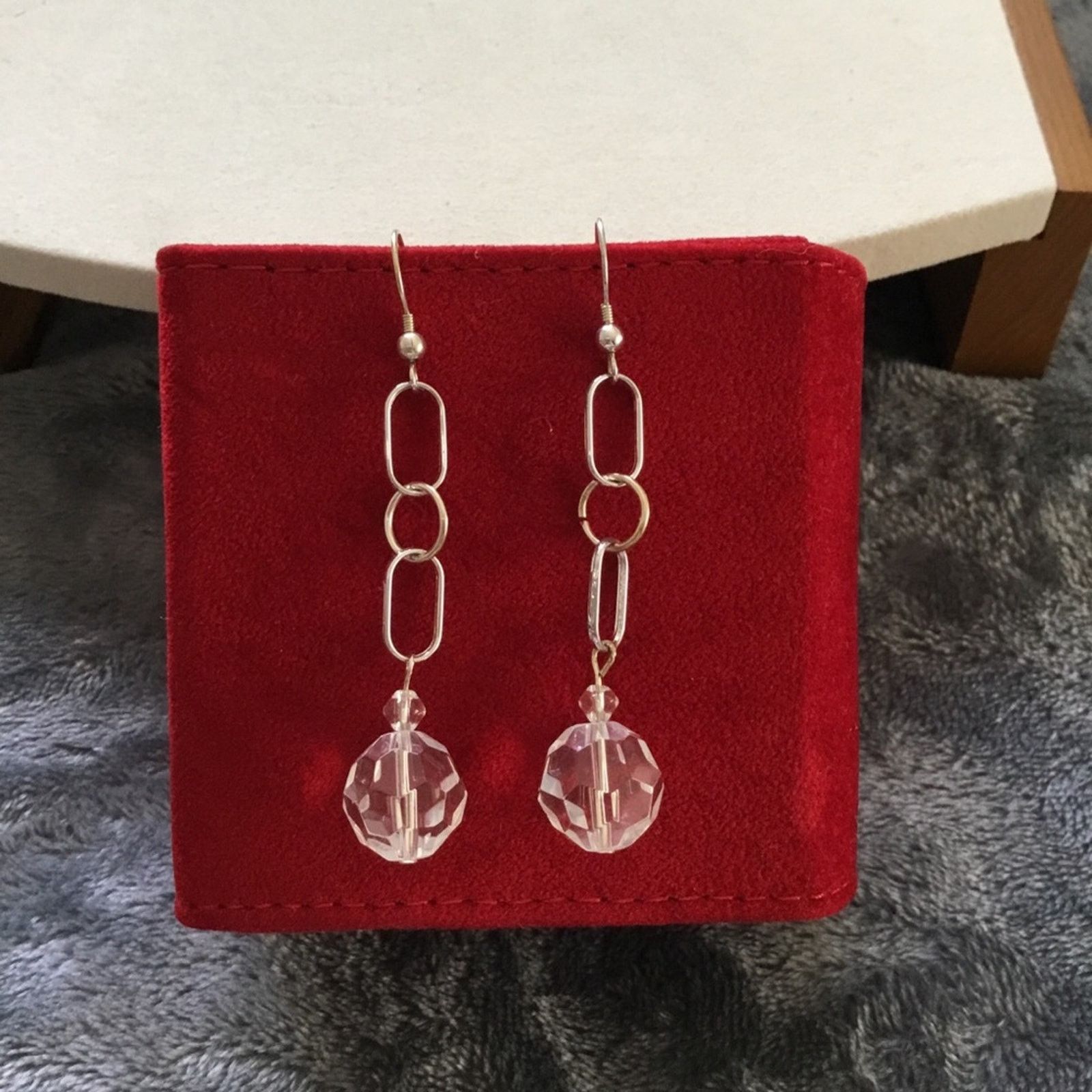 Other Silver Oval Chain-link Crystals Set Size ONE SIZE - 4 Thumbnail