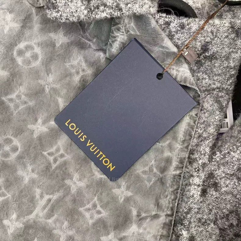 Louis Vuitton Louis Vuitton Grey aged print full windbreaker coat Size 4XL / US 24-26 - 7 Thumbnail