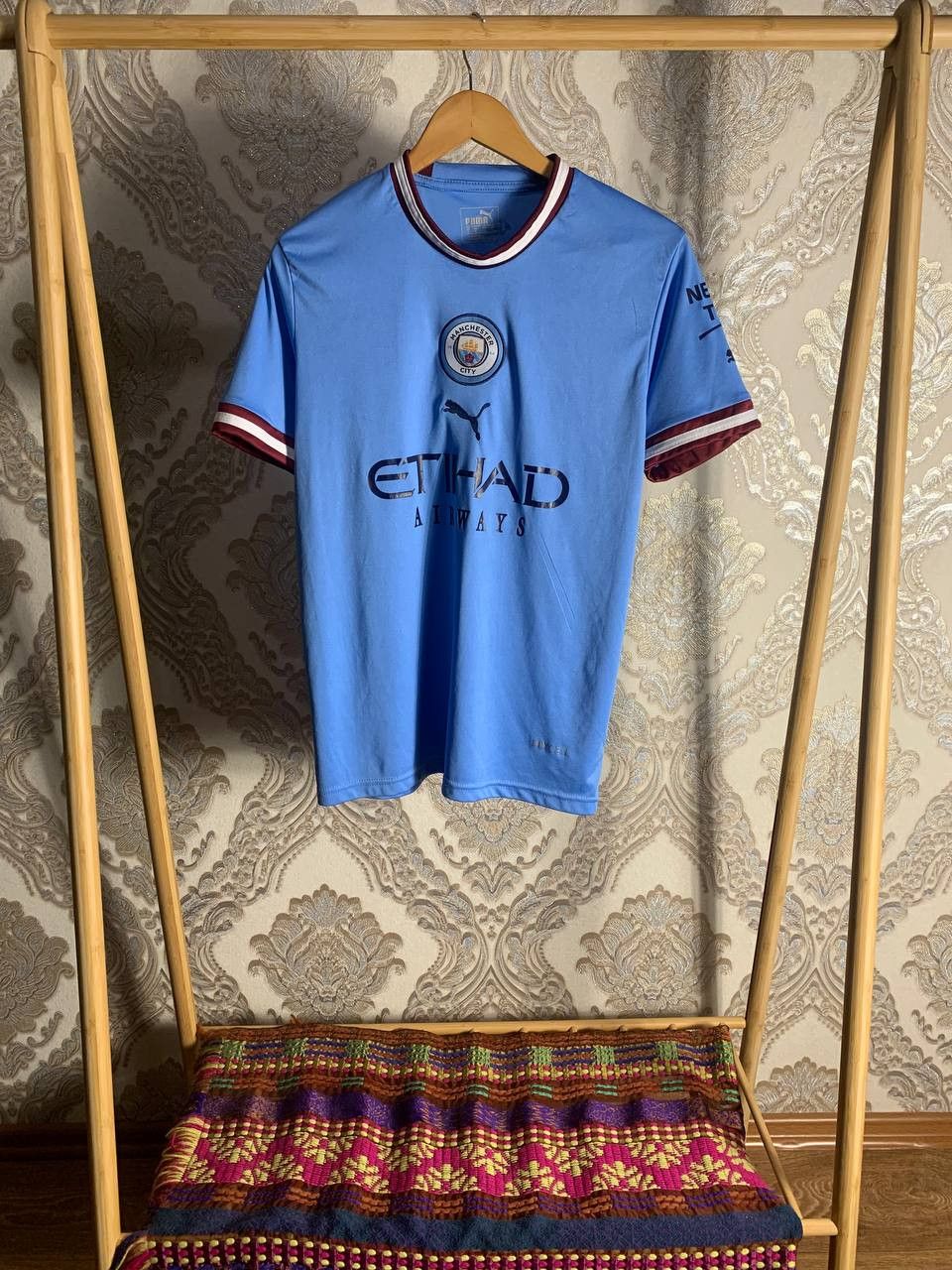 Puma Vintage Puma FC Manchester City England Soccer Jersey Y2K Size US M / EU 48-50 / 2 - 2 Thumbnail