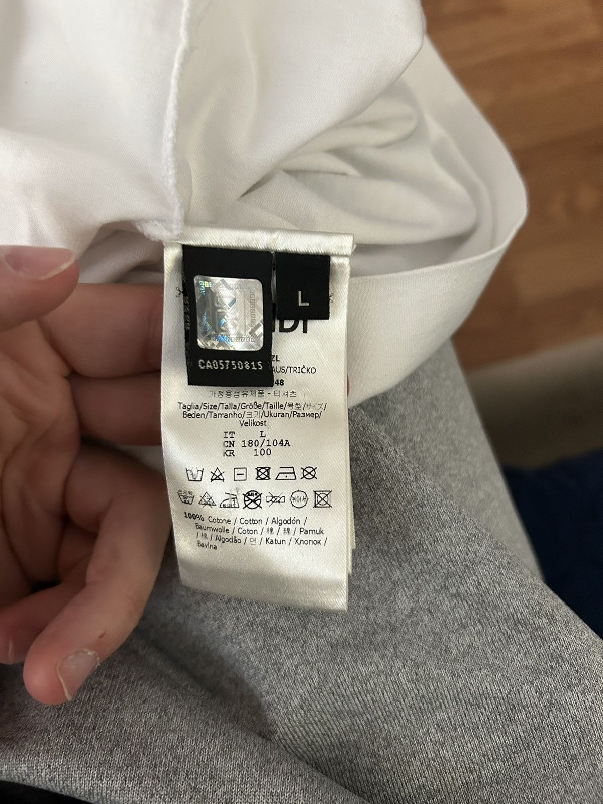 Fendi Fendi tee Size US L / EU 52-54 / 3 - 6 Thumbnail