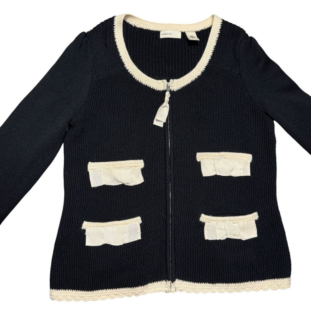 Anthropologie Anthropologie Sleeping On Snow Wool Knit Vip Cardigan Size Size L / US 10 / IT 46 - 5 Thumbnail