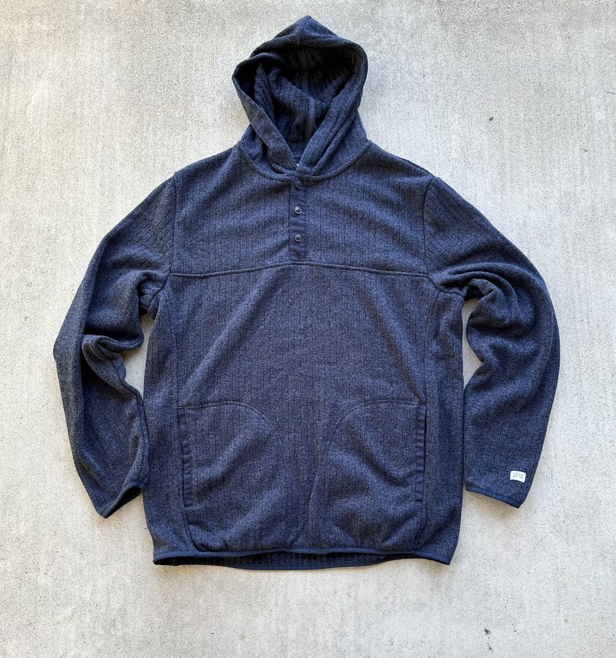 Frye Frye And Co Hoodie Men Size Large Button Front Blue Size US L / EU 52-54 / 3 - 1 Thumbnail