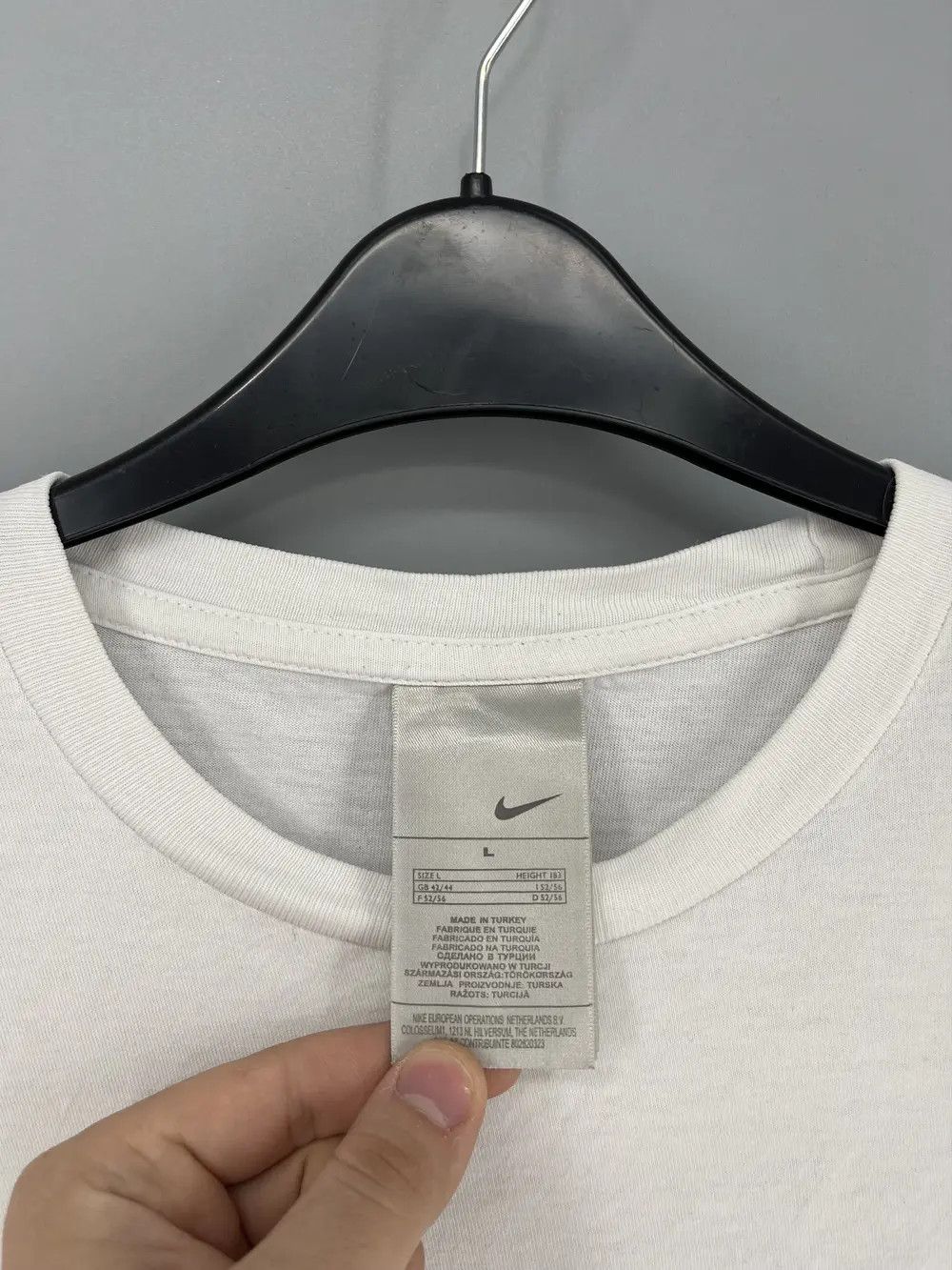 Nike × Vintage Vintage 90s Nike Swoosh Logo Tee Travis Scott Style Grailed Size US L / EU 52-54 / 3 - 7 Thumbnail