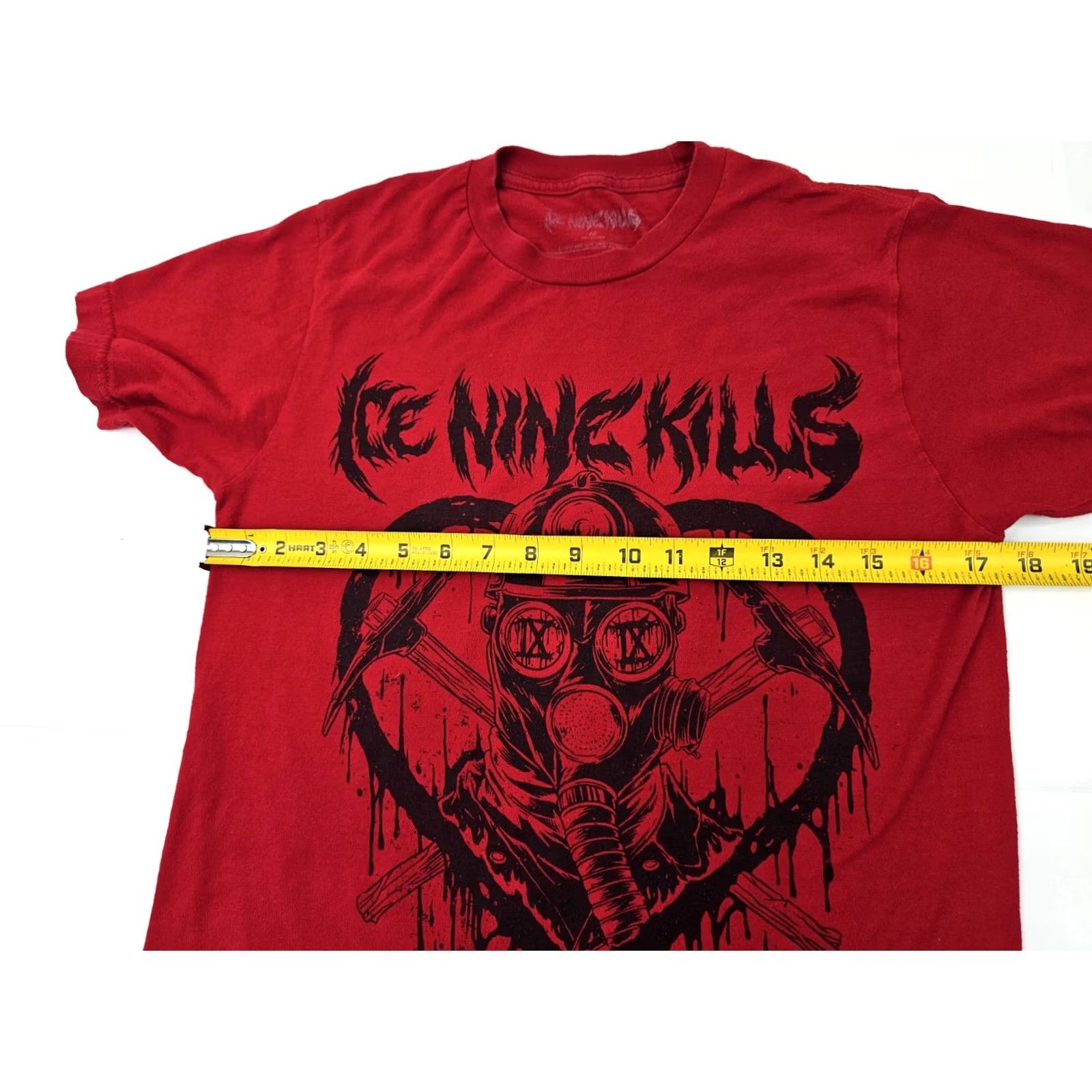 Vintage Ice Nine Kills Graphic T Shirt Red, Adult M, Short Sleeve, Crew Neck, 100% Cotton, Gildan 5000, Men, Graphic, Vintage: No Size US M / EU 48-50 / 2 - 4 Thumbnail