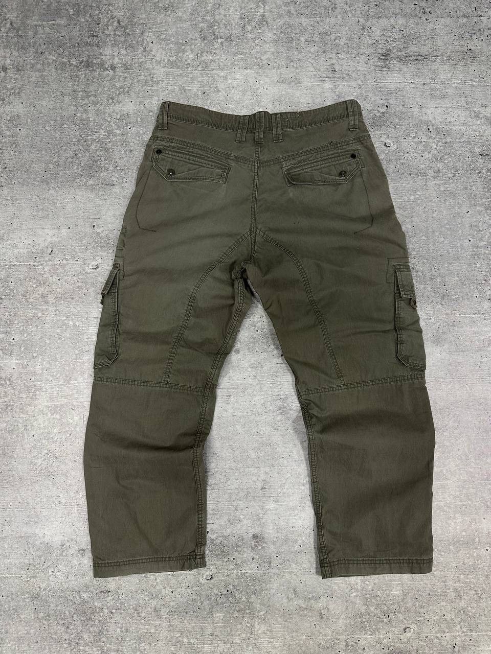 Japanese Brand × Vintage Vintage Japanese Cargo Gray Baggy Pants Size US 36 / EU 52 - 9 Thumbnail