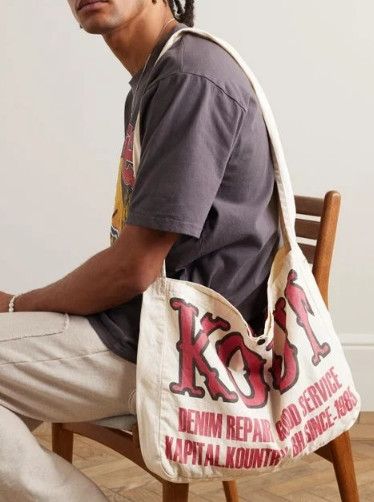 Kapital Kapital KOUNTRY Cotton twill FACTORY BOOK BAG brand new Size ONE SIZE - 11 Thumbnail