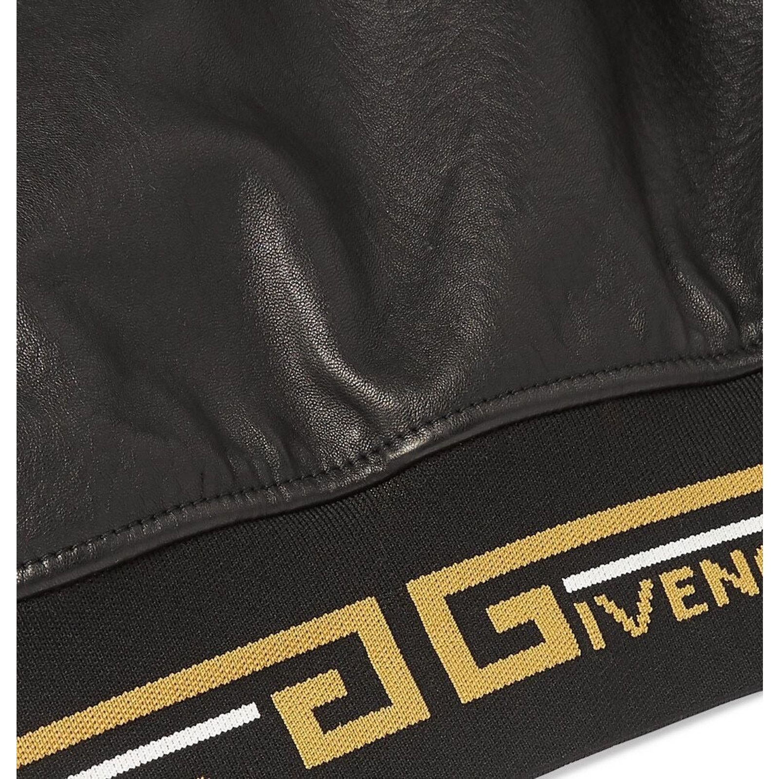 Givenchy Givenchy Leather Monogram Varsity Bomber Blouson Jacket 50 Size US M / EU 48-50 / 2 - 18 Thumbnail