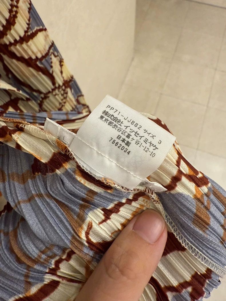 Issey Miyake Issey Miyake size:3 A floral cardigan with a blue backgrou Size XS / US 0-2 / IT 36-38 - 6 Thumbnail