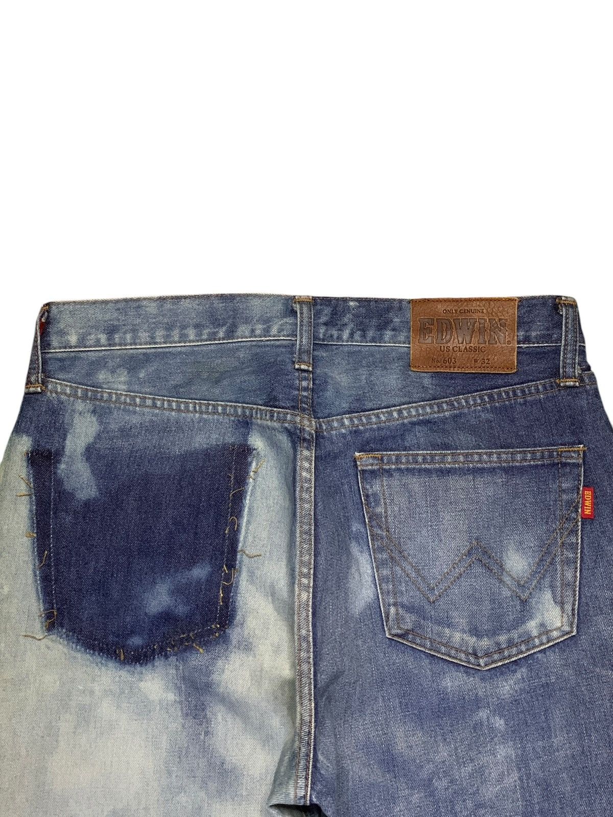 Edwin SALES🔥Vintage Edwin Acid Wash Hybrid Style Loose Jeans Size US 31 - 8 Thumbnail