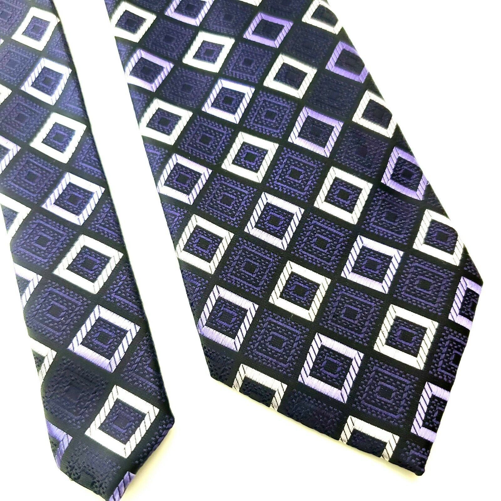 Alexander Julian Alexander Julian Colours Purple Polyester Tie Woven Classic Size ONE SIZE - 1 Thumbnail