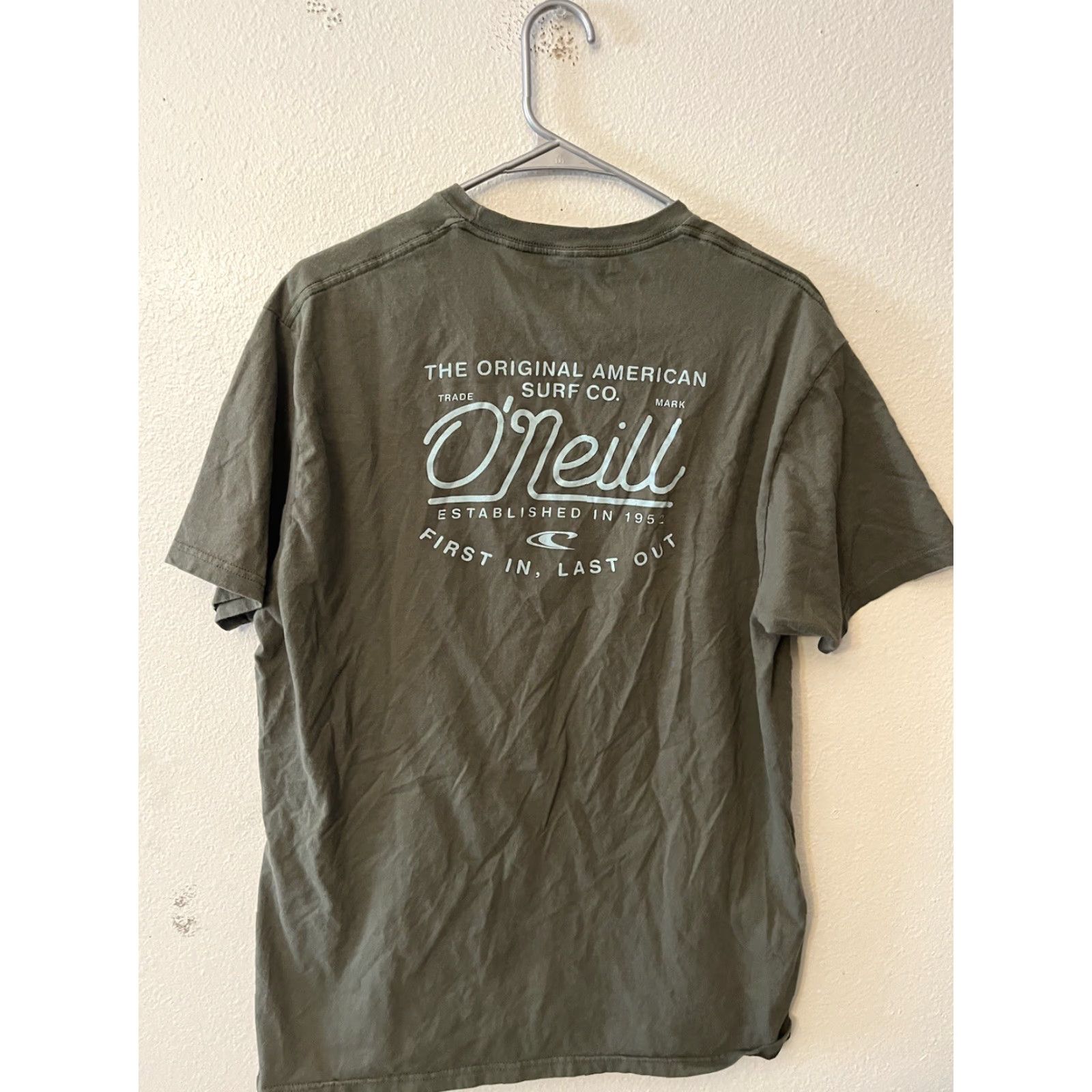 O'Neill O'Neill Mens Short Sleeve T-Shirt XL Green Graphic Modern Crew Neck California Aloha Theme Shirts Mens XL Green Graphics Modern Tee Satin? Size US XL / EU 56 / 4 - 3 Thumbnail