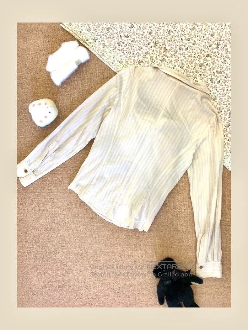 Vivienne Westwood Vivienne Westwood Striped Shirt vintage second-hand produc Size M / US 6-8 / IT 42-44 - 2 Thumbnail