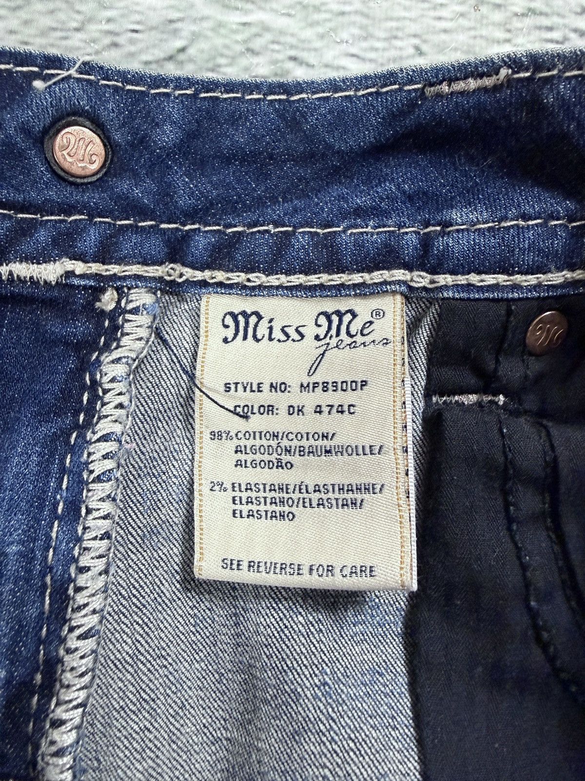 Miss Me Miss Me Mini Shorts denim vintage jeans Size 27" / US 4 / IT 40 - 2 Thumbnail
