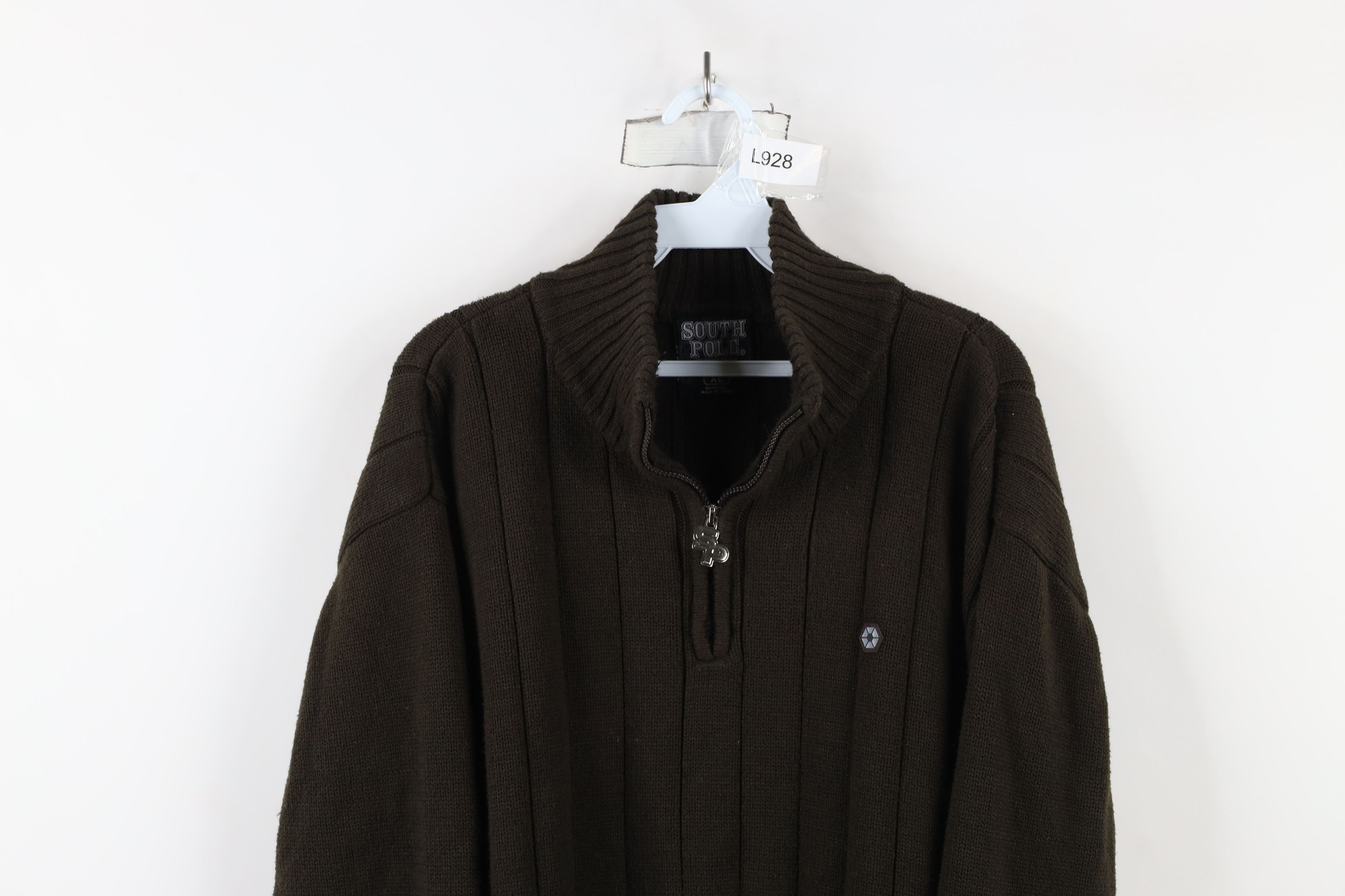 Southpole × Vintage Vintage 90s Y2K Southpole Knit Half Zip Pullover Sweater Size US XL / EU 56 / 4 - 2 Thumbnail
