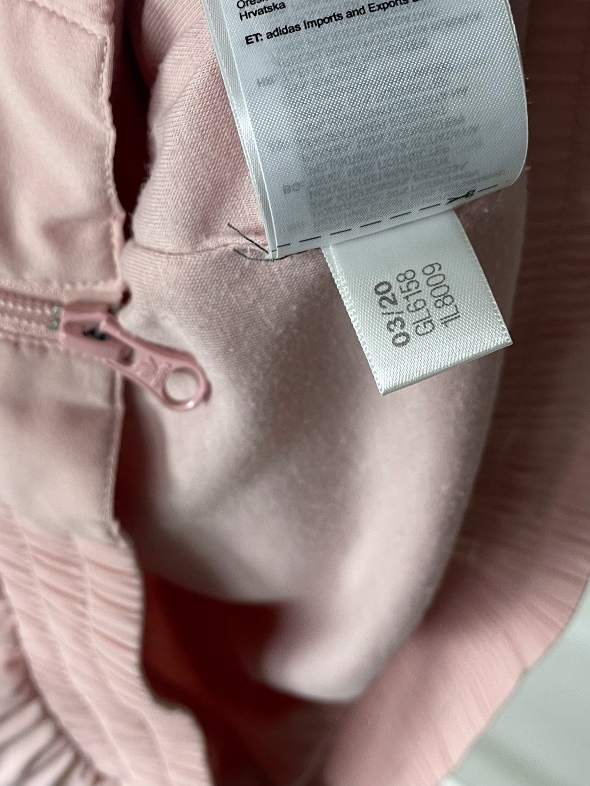 Adidas Adidas 🌸 Vintage Pink Nylon Olympic Track Suit Jacket Size US XL / EU 56 / 4 - 11 Thumbnail