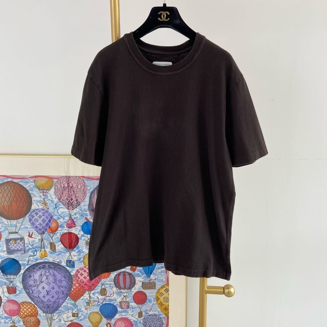 Bottega Veneta Bottega Veneta Cotton T-Shirt Brown Size M Size US M / EU 48-50 / 2 - 1 Thumbnail