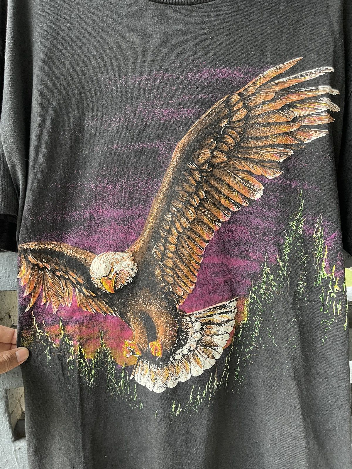 Designer × Vintage Vintage art eagle t-shirt Size US L / EU 52-54 / 3 - 5 Thumbnail