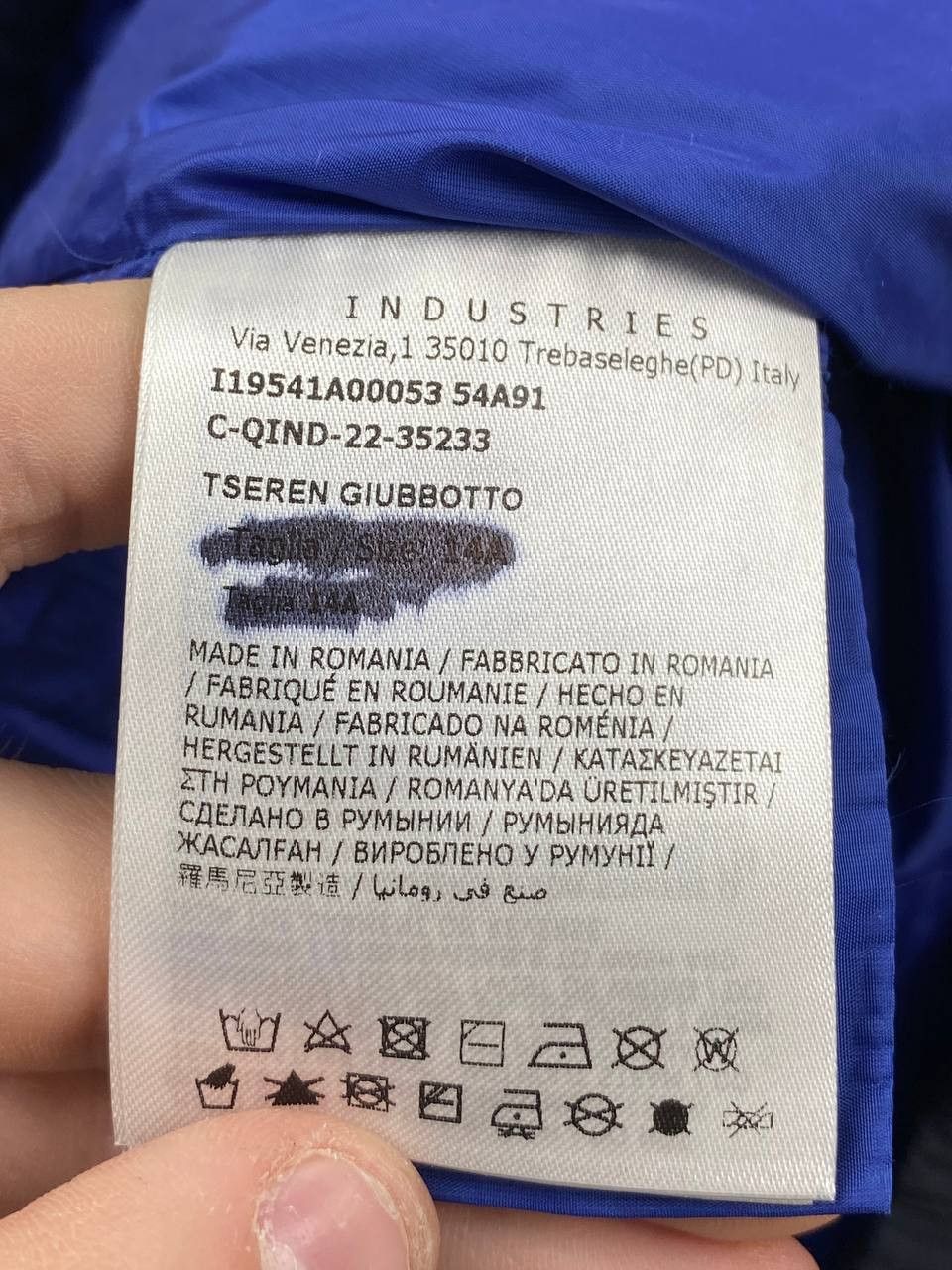 Moncler Moncler Tseren Giubbotto Nylon Jacket Kids Size 14A Blue Size US S / EU 44-46 / 1 - 12 Thumbnail