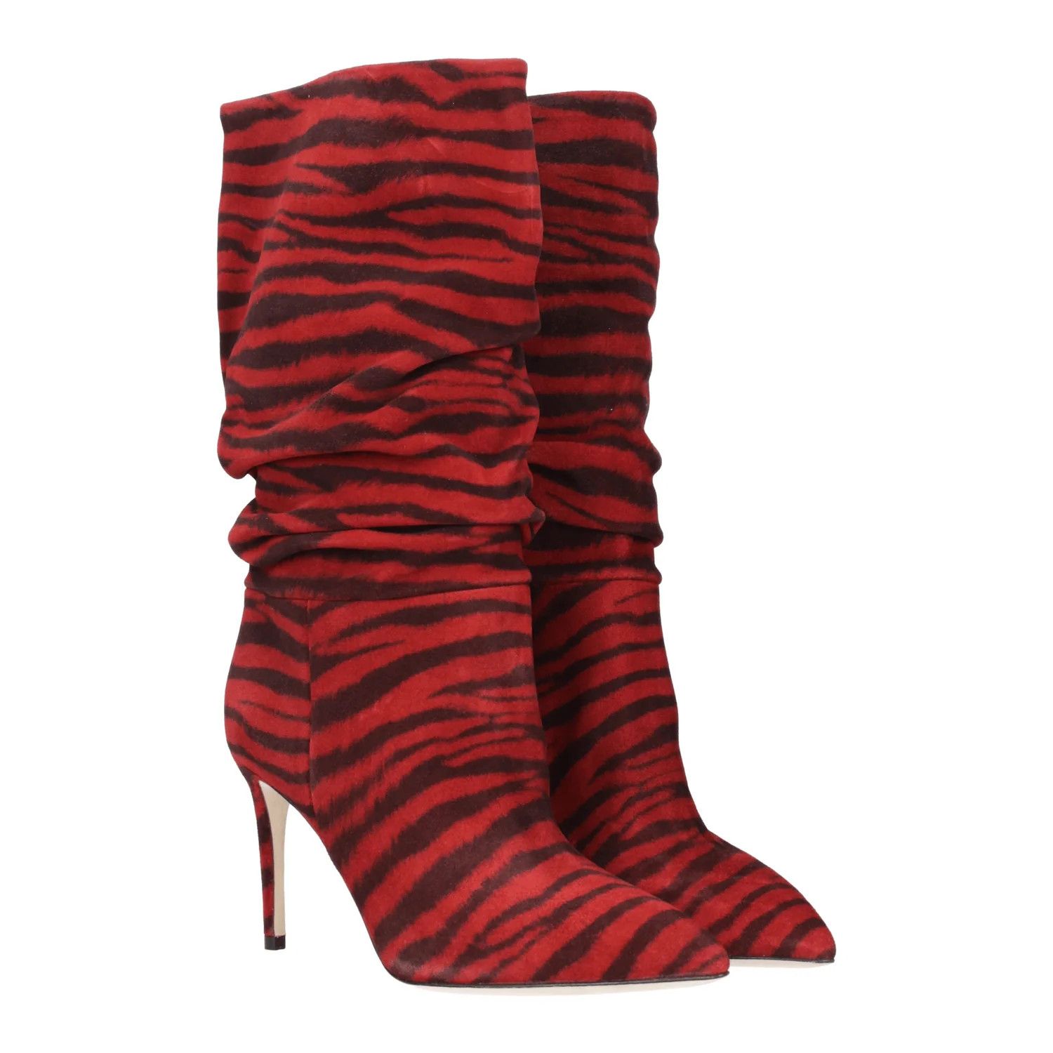 Paris Texas ob1o1e1124 Suede Ankle Boots in Red Size US 6 / IT 36 - 2 Thumbnail