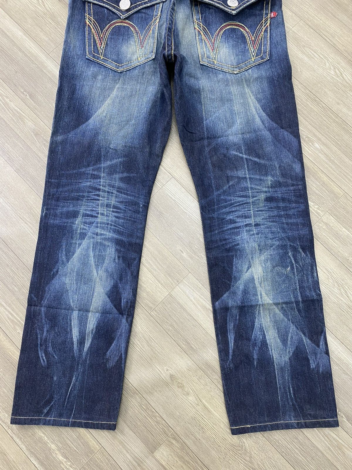 If Six Was Nine 2000s Ediwn Trip Japan Distressed Faded Lgb Punk Style Jeans Size US 34 / EU 50 - 12 Thumbnail