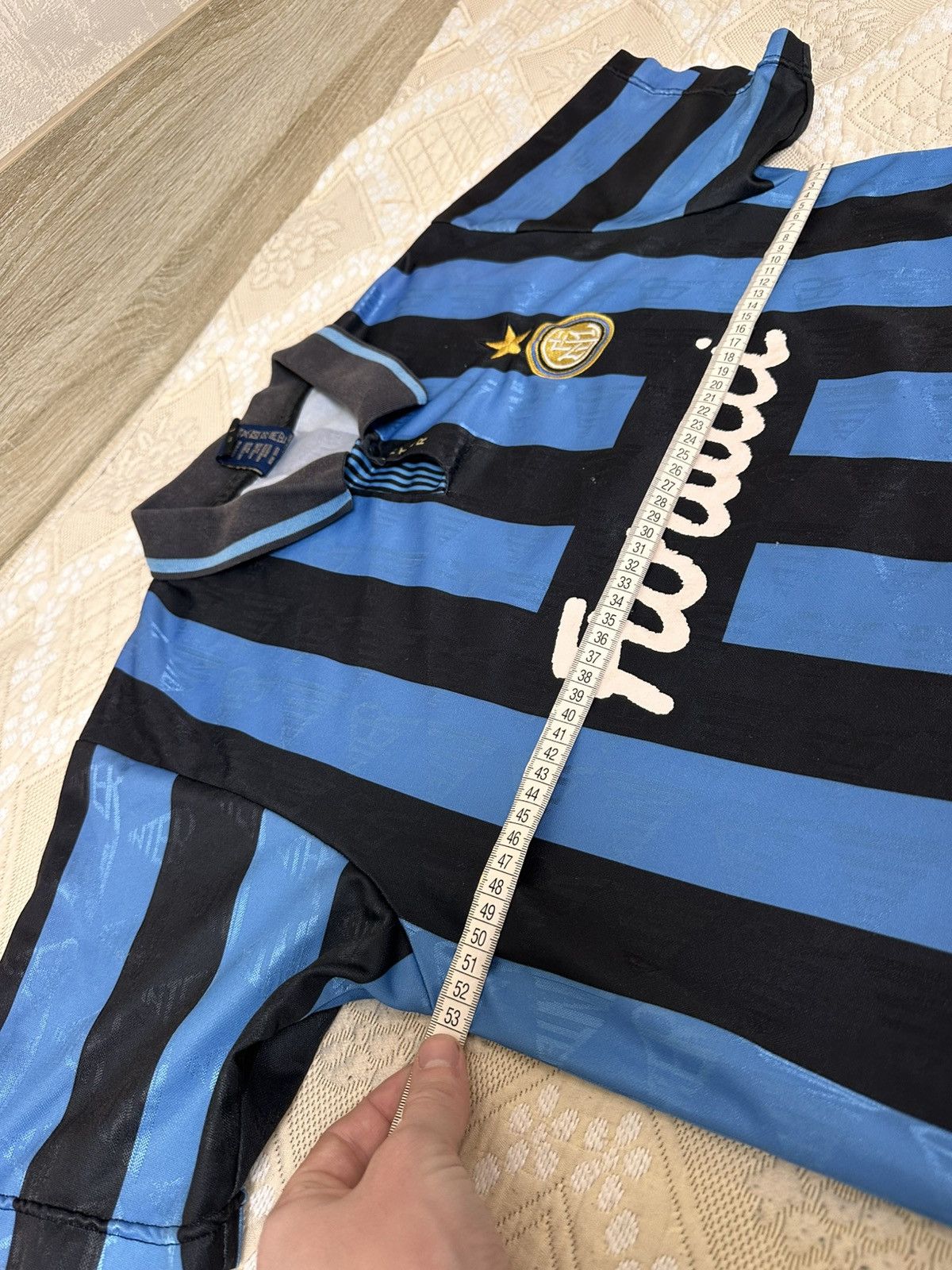 Vintage 🔥 Inter Milan Internazionale 1990 Jersey T Shirt Soccer Size US L / EU 52-54 / 3 - 12 Thumbnail