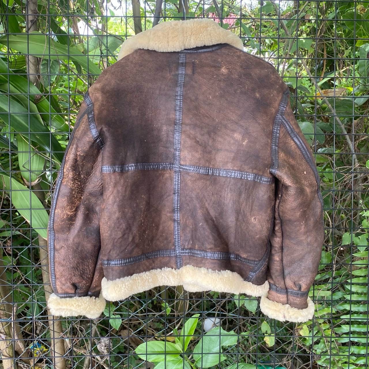 Genuine Leather Vtg B3 US Sheepskin Leather Craft Jacket Size US S / EU 44-46 / 1 - 9 Thumbnail