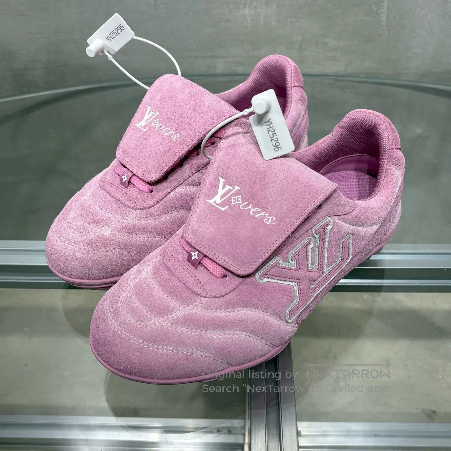 Louis Vuitton Louis Vuitton Footprint Soccer Pink Shoes Size US 6.5 / IT 36.5 - 1 Thumbnail
