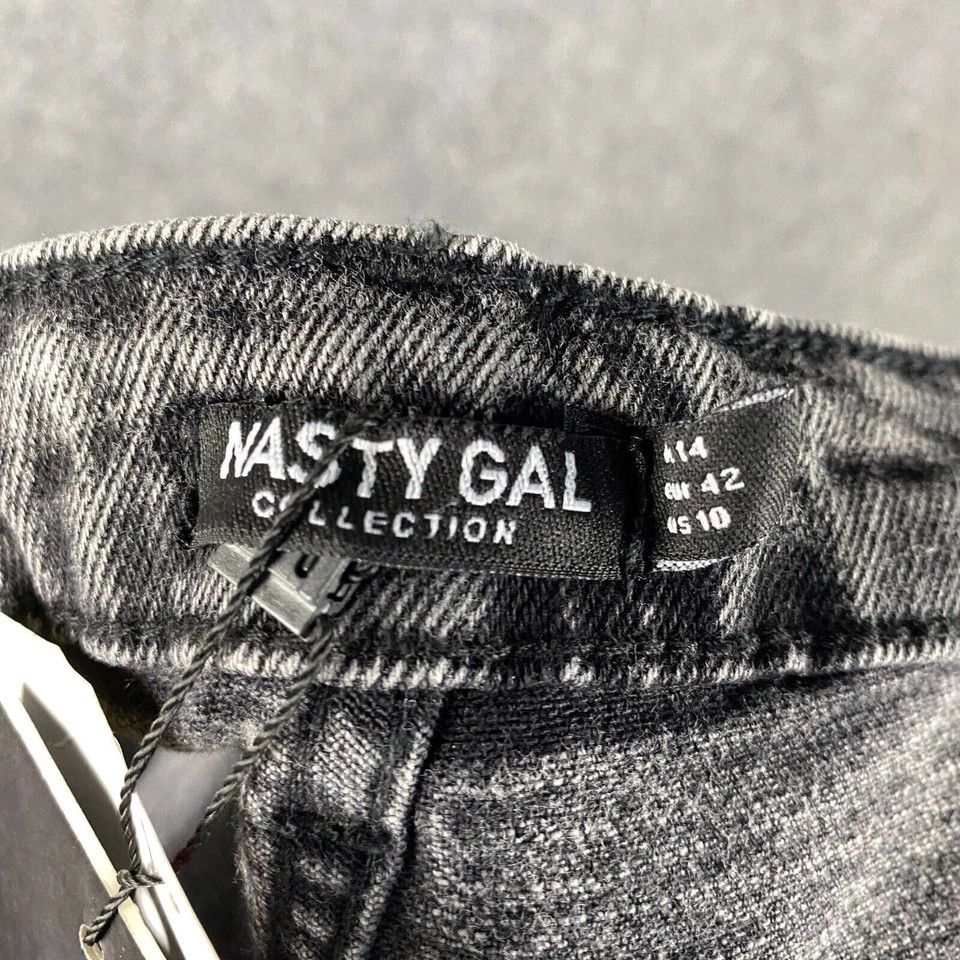 Nasty Gal Nasty Gal Jeans Women's Size 10 NWT Denim Rodeo 100% Cotton Size 32" / US 10 / IT 46 - 7 Thumbnail
