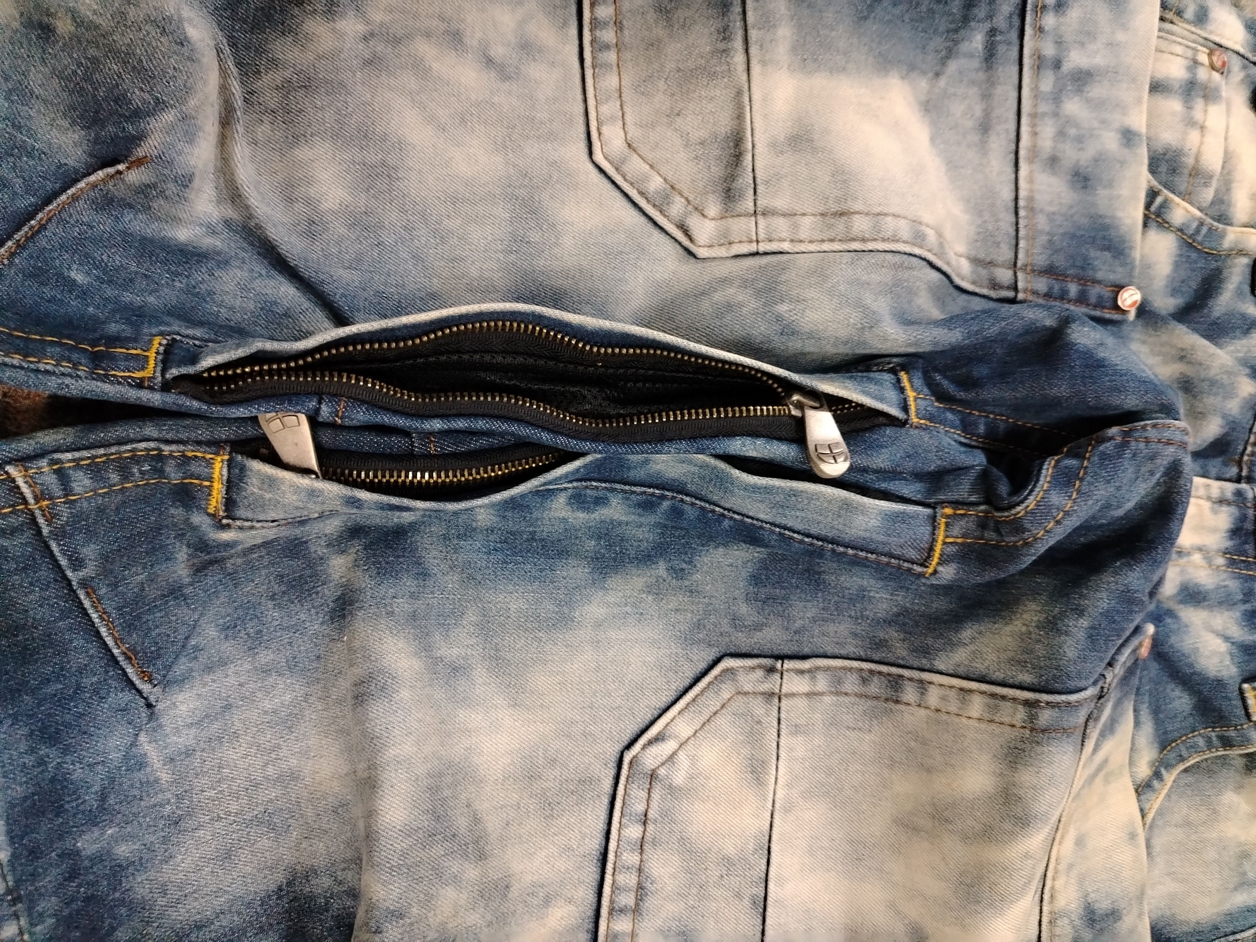 Bleach × Mostly Heard Rarely Seen × Vintage Vintage Urbanus bleach denim biker Size US 32 / EU 48 - 4 Thumbnail