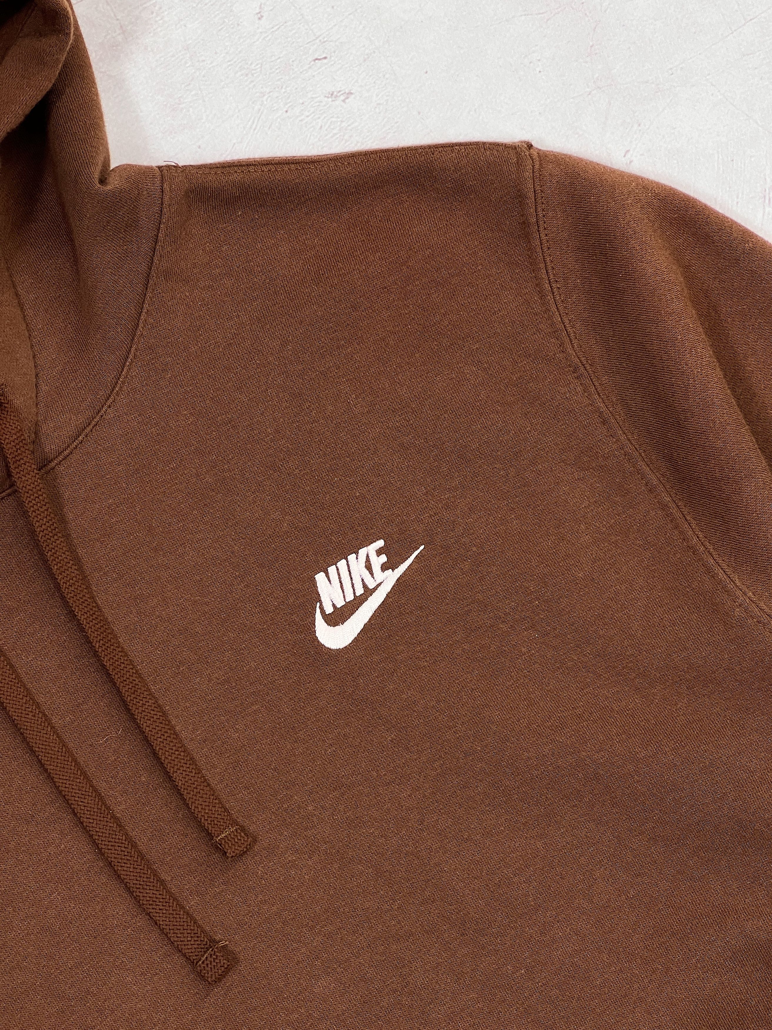 Nike Nike Brown Hoodie Small Swoosh Logo Size US M / EU 48-50 / 2 - 8 Thumbnail