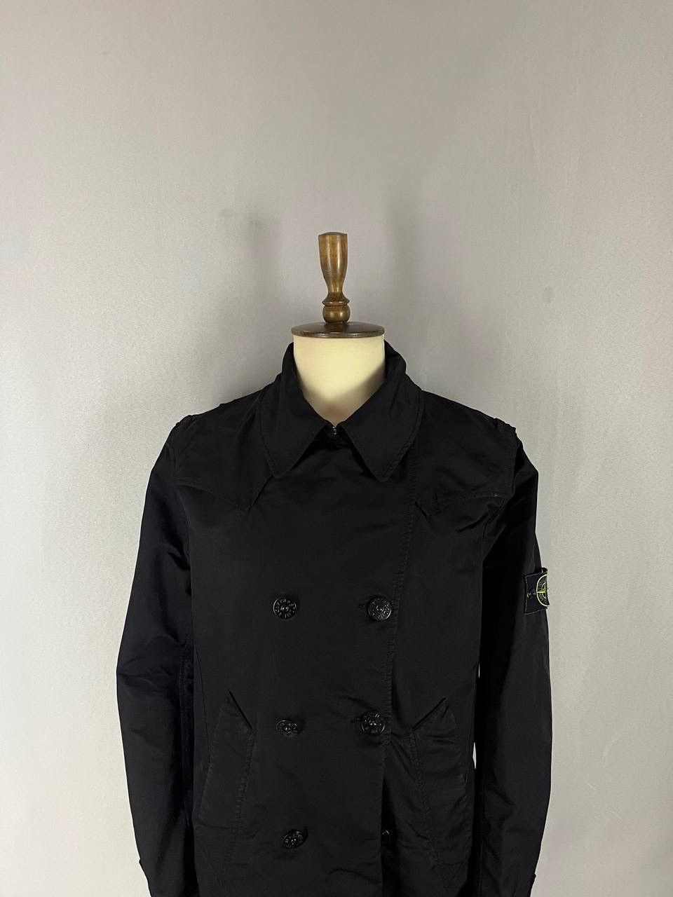 Stone Island Stone Island AW 08/09 Davit Trench Coat Jacket Black Size US L / EU 52-54 / 3 - 2 Thumbnail
