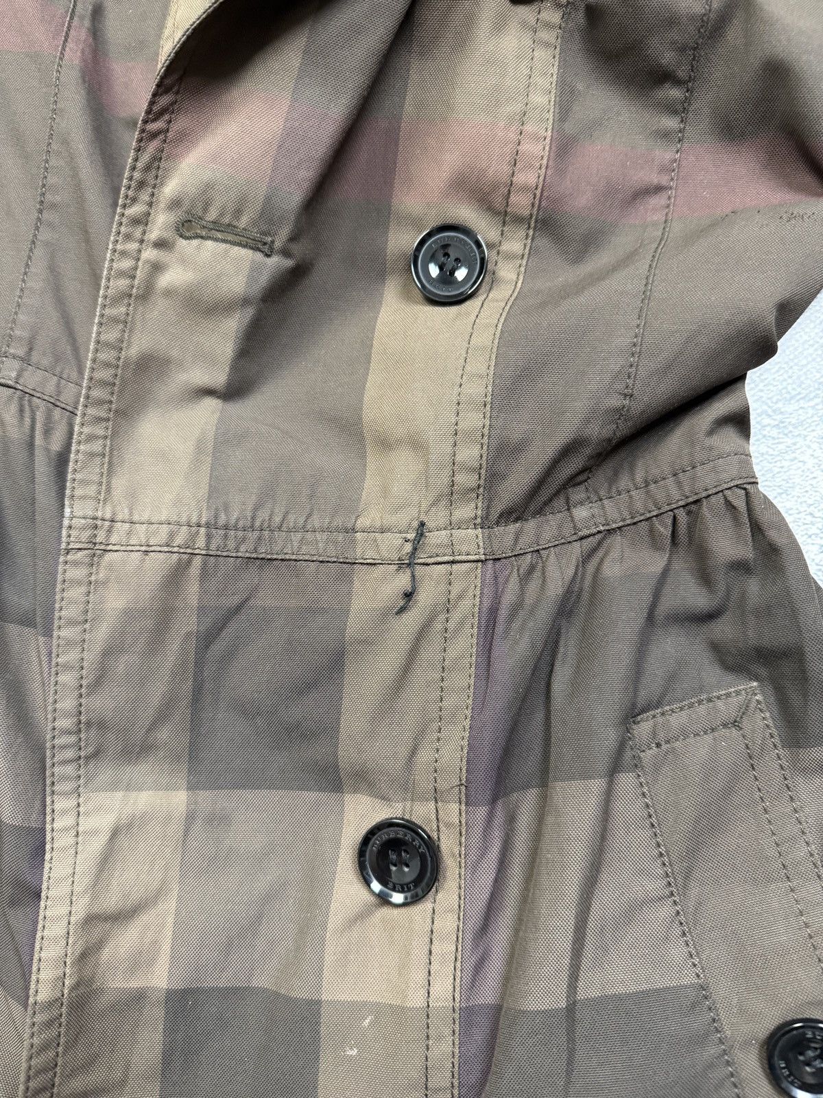 Burberry Burberry Brit Monogram Nova CheckWomans Trench Coat Size XS / US 0-2 / IT 36-38 - 19 Thumbnail