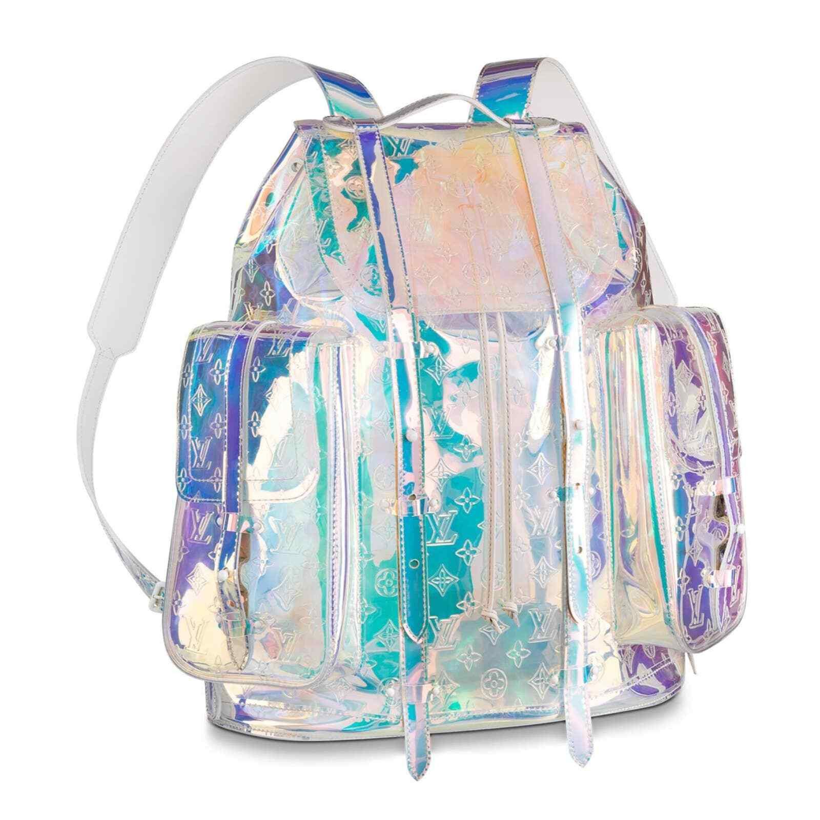 Louis Vuitton Louis Vuitton Iridescent Monogram PVC Logo Backpack Bag Size ONE SIZE - 1 Thumbnail