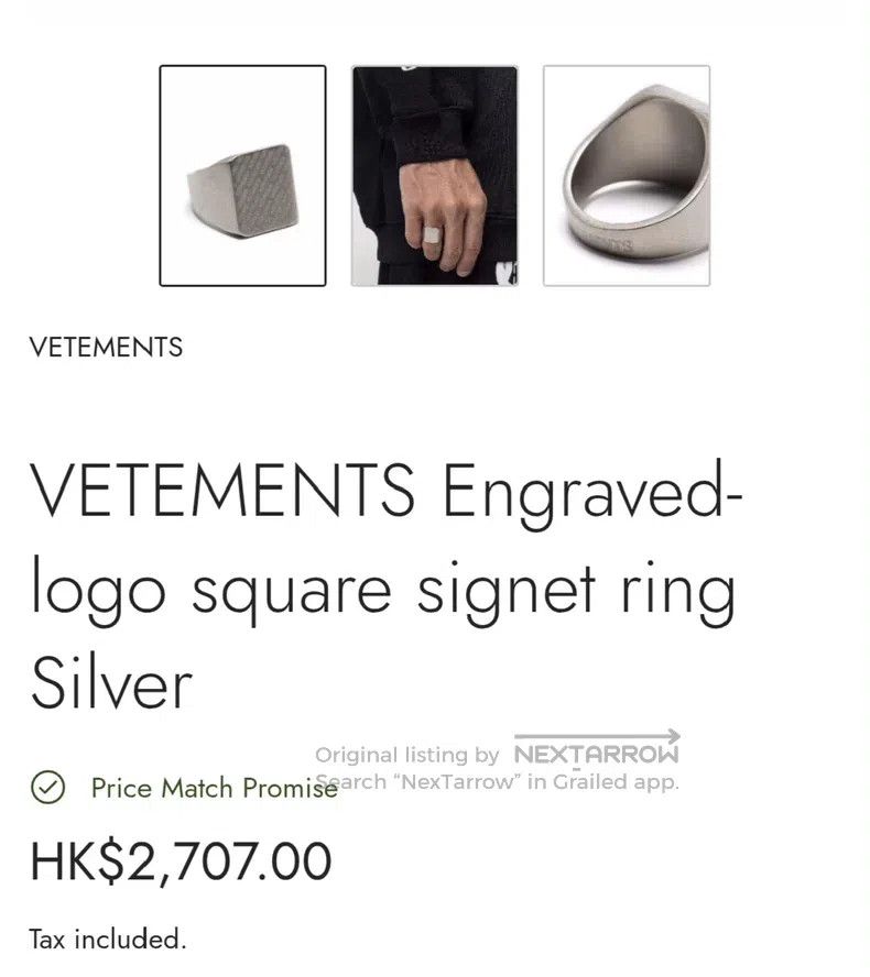 Vetements Vetements ring Size ONE SIZE - 6 Thumbnail