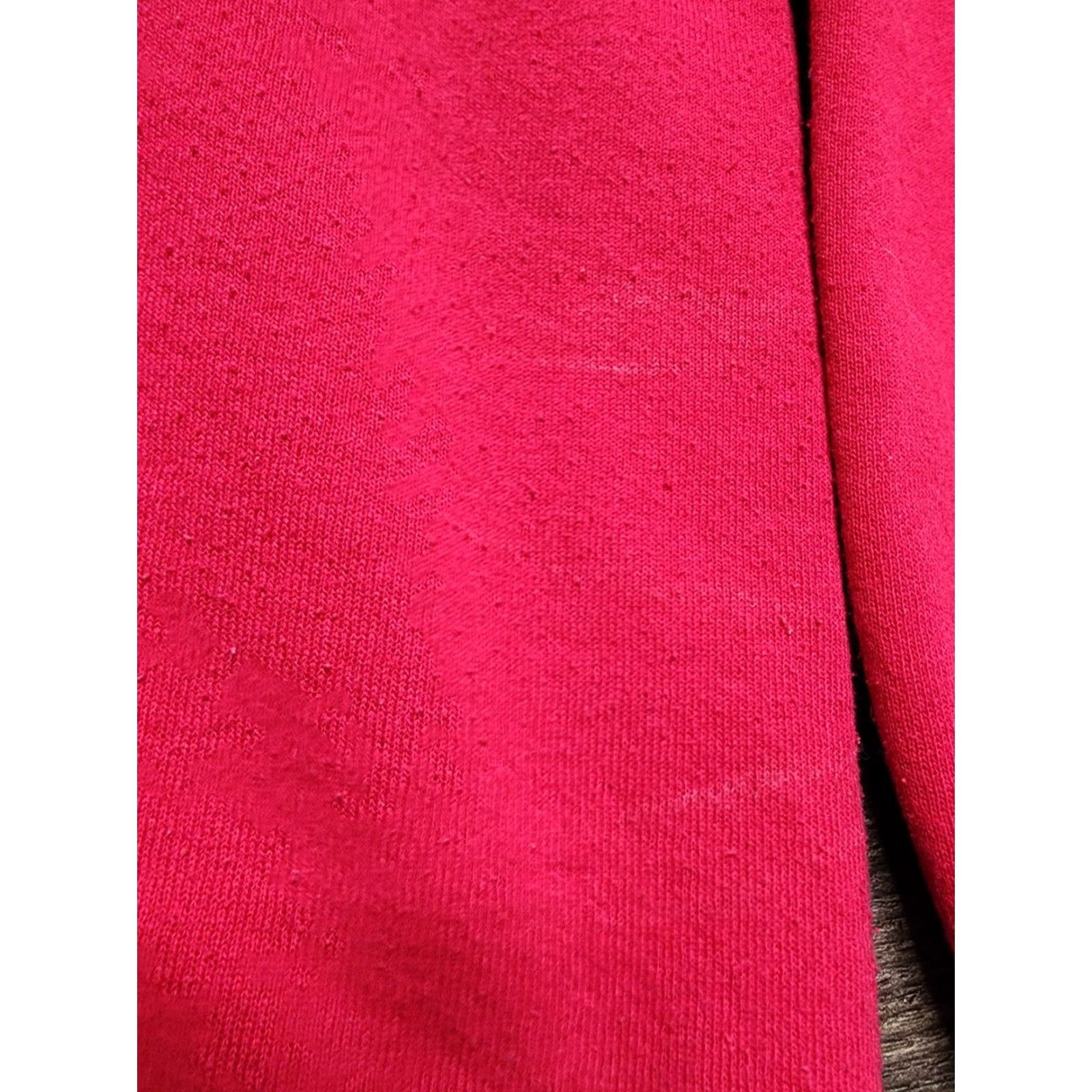 Fruit Of The Loom VINTAGE Fruit of the Loom Santa Christmas Sweatshirt Long Sleeve Crew Neck Red L Pullover Unisex Adults Christmas 80s 90s Retro Fun Novelty Sweatshirt Size US L / EU 52-54 / 3 - 5 Thumbnail