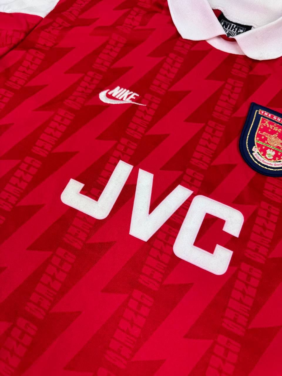 Nike Vintage Nike Arsenal 1994 1996 Home Shirt Soccer Jersey Size US XL / EU 56 / 4 - 6 Thumbnail