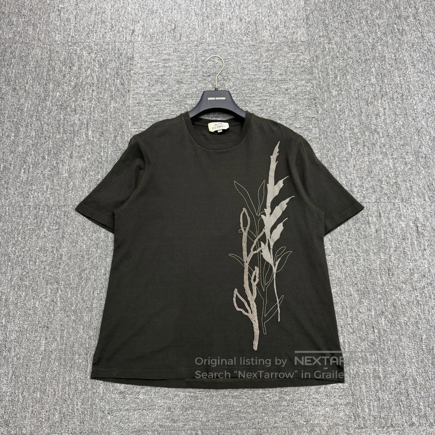 Hermes Hermes Plant-print short-sleeved shirt| Size US S / EU 44-46 / 1 - 1 Thumbnail