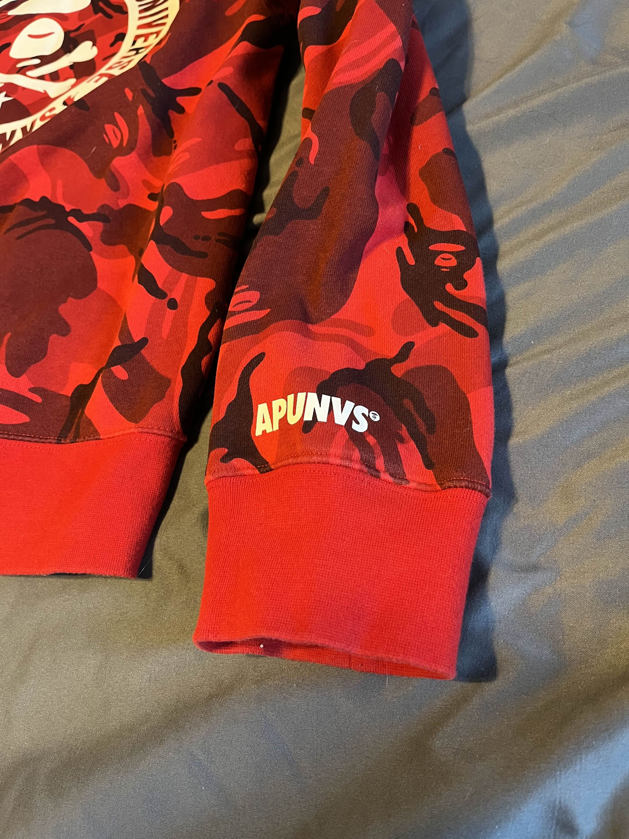 AAPE Red Camo Sweatshirt
