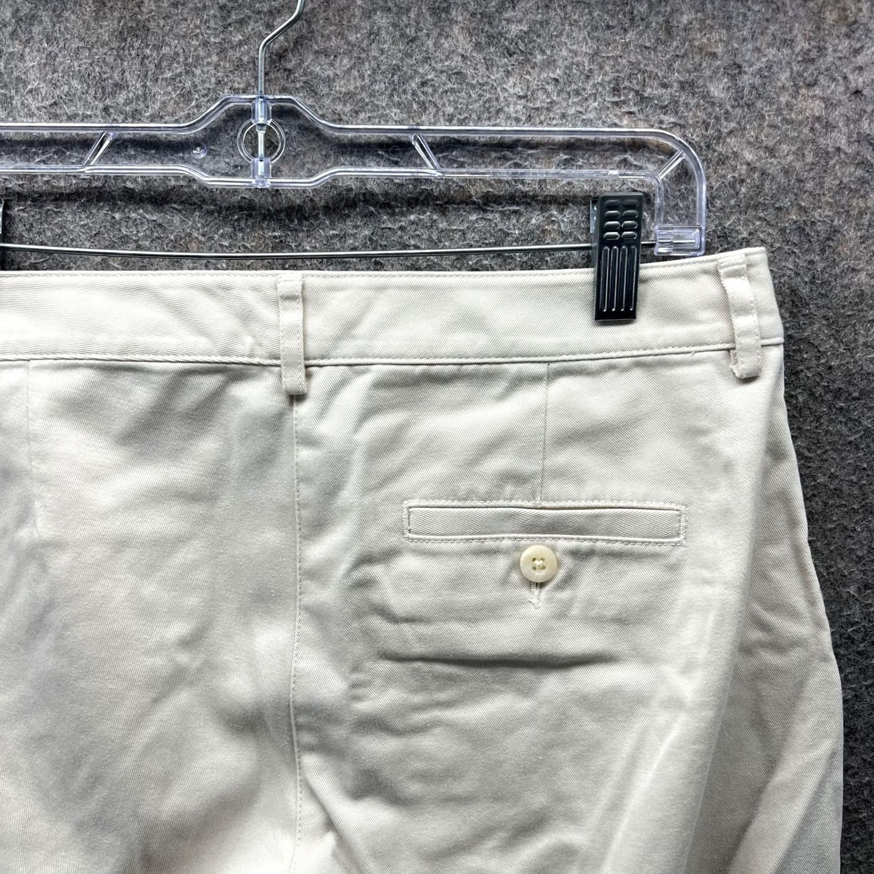 Vintage L.L.Bean Pants Womens 6 Khaki Favorite Fit Chino Straight Leg Cotton Casual Size 28" / US 6 / IT 42 - 6 Thumbnail