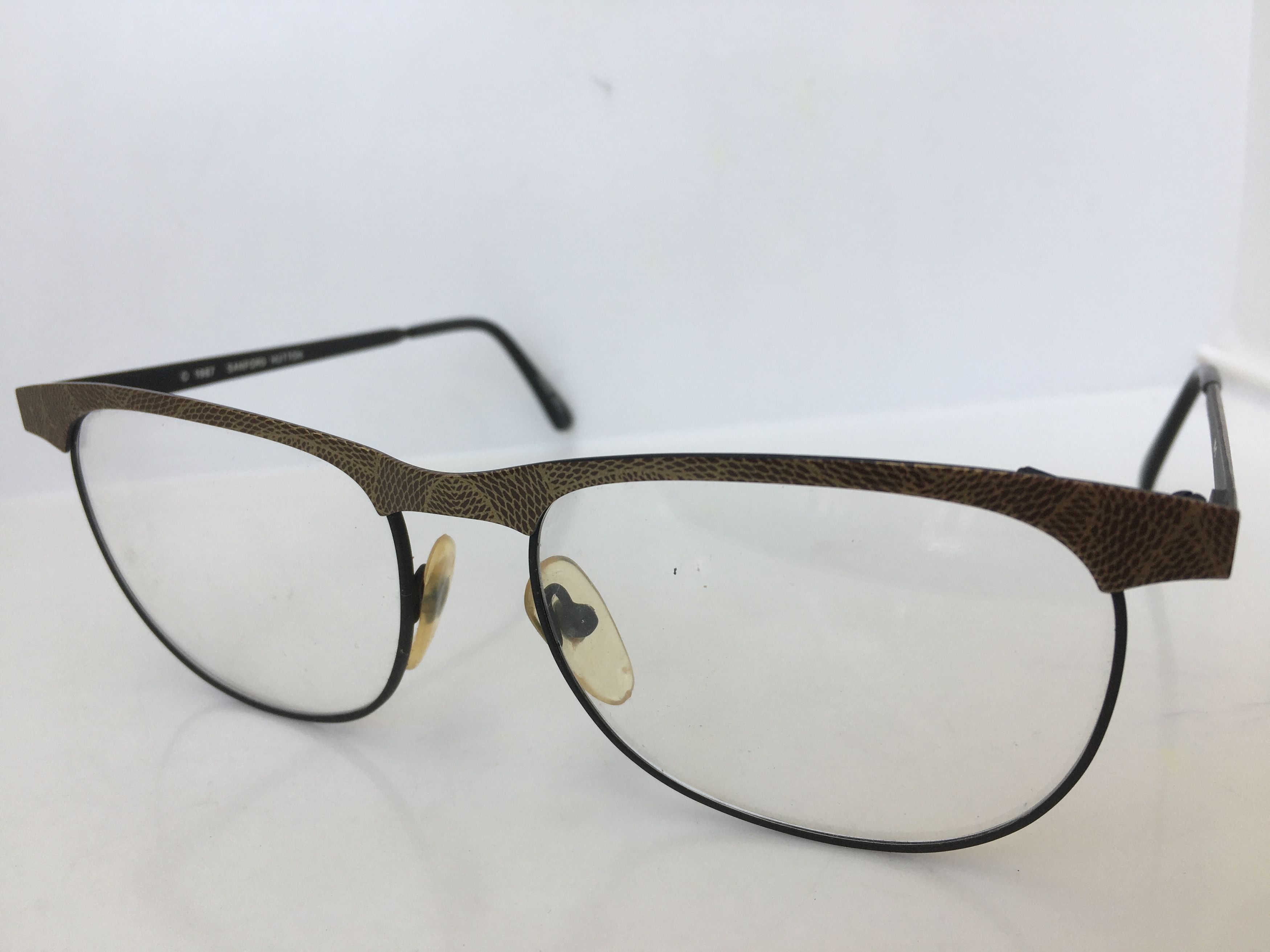 Other Sanford Hutton Malcolm X Eyeglasses Frame Japan Size ONE SIZE - 3 Thumbnail