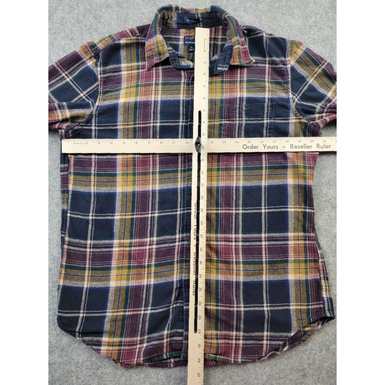 J.Crew J.CREW Flannel Shirt Mens Medium Multicolor Plaid Classic Fit Shirt Size US M / EU 48-50 / 2 - 7 Thumbnail