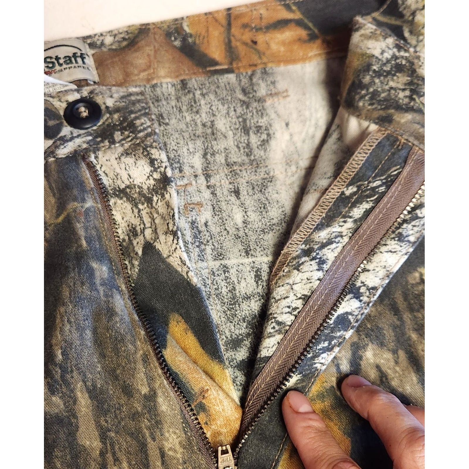 Vintage VINTAGE Mossy Oak Field Staff Camo Pants Mens XL 38x32 Break Up Utility Cargo Rise High VTG Size US 36 / EU 52 - 7 Thumbnail