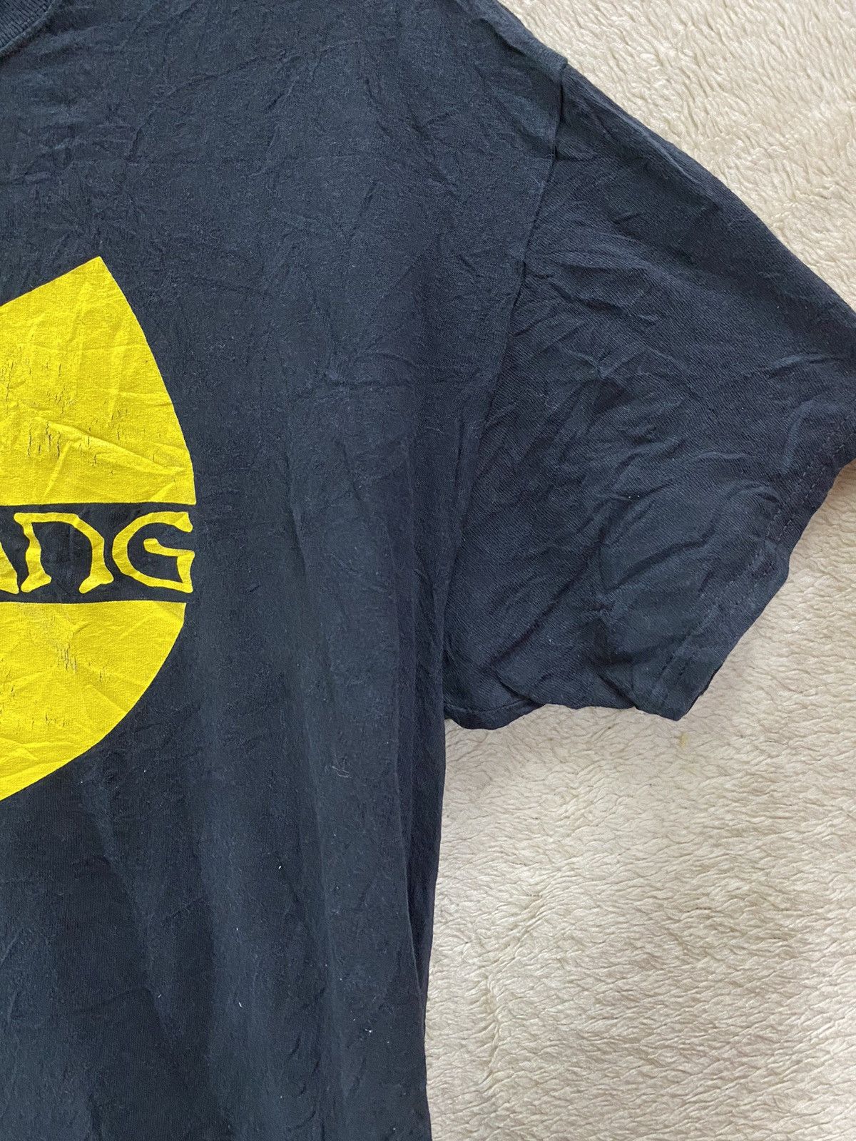 Rap Tees × Wu-Tang Clan DISTRESSED WU TANG BIG LOGO SHIRT Size US L / EU 52-54 / 3 - 3 Thumbnail