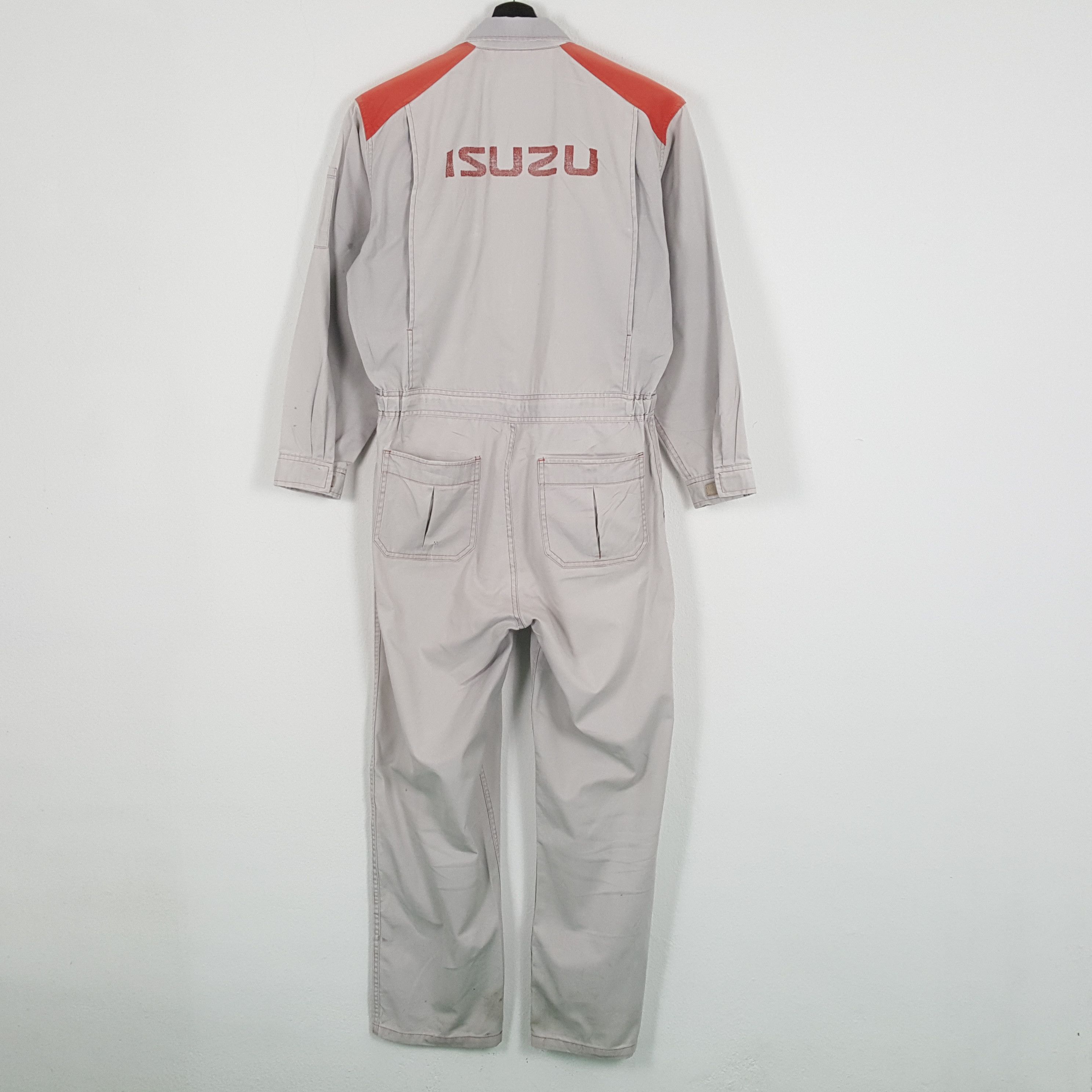 Vintage ISUZU Japanese Motorsports Workwear Coverall Jacket Size US L / EU 52-54 / 3 - 1 Thumbnail