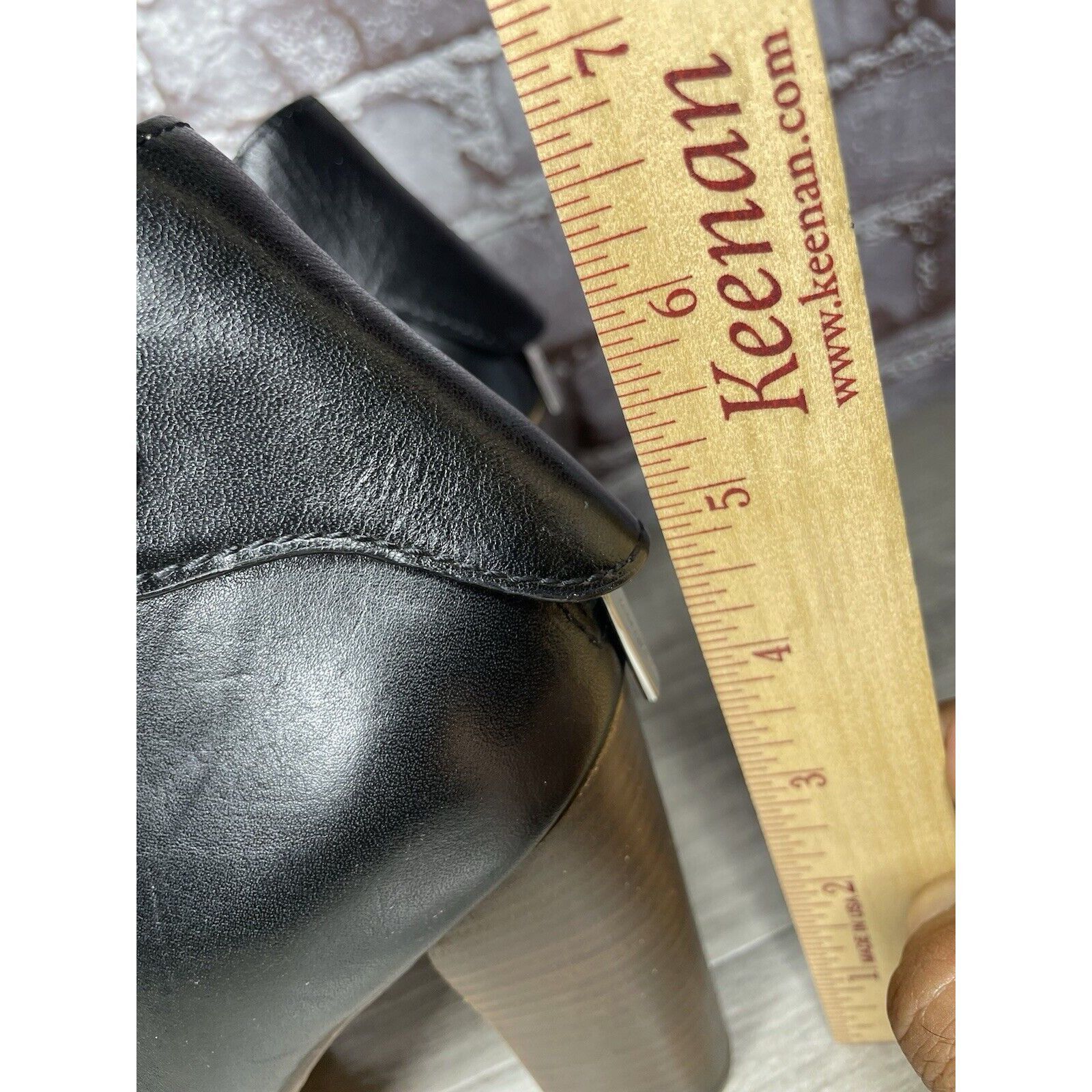 Coach Coach Labelle Black Leather Open Toe Booties Heels Shoes Wom Size US 7 / IT 37 - 10 Thumbnail