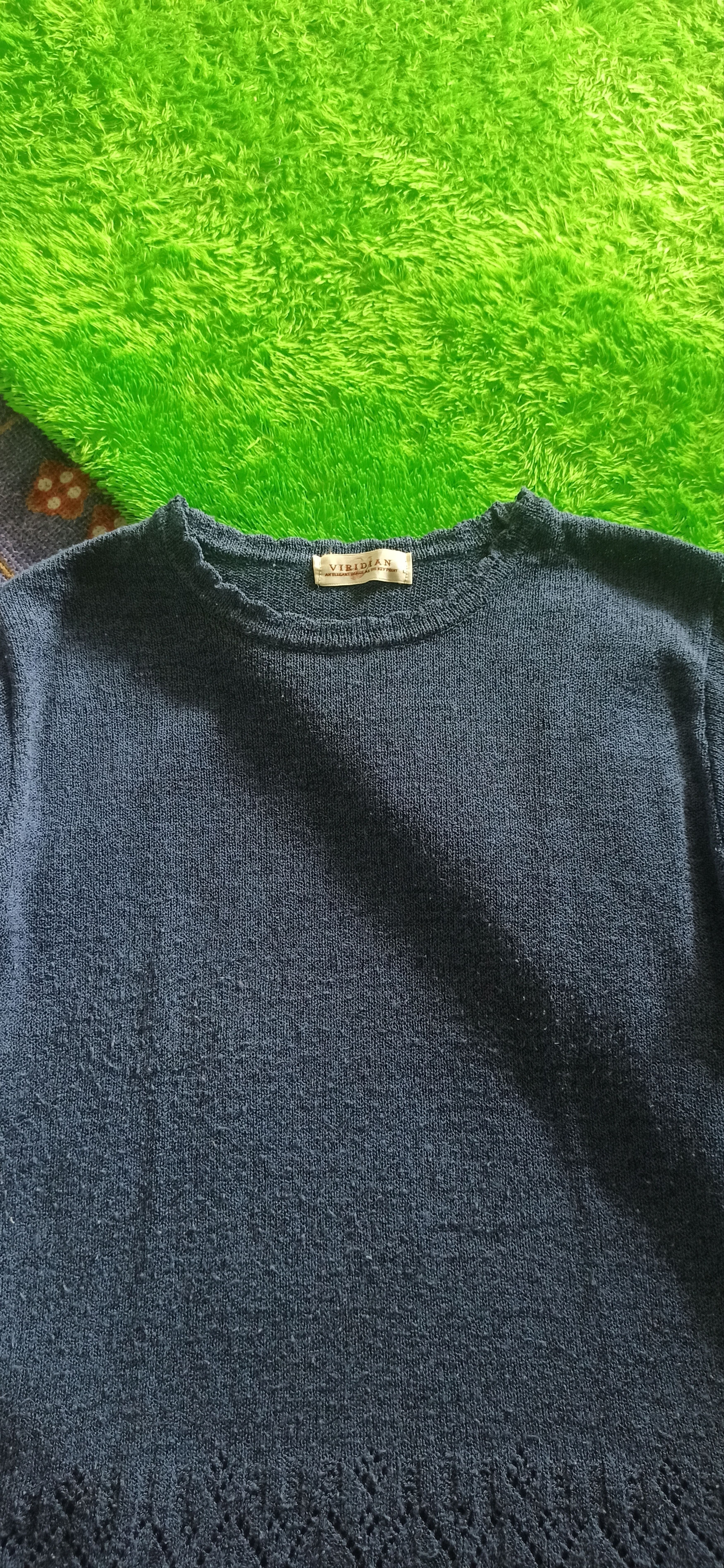 Japanese Brand Viridian Elegant Knitwear Size S / US 4 / IT 40 - 6 Thumbnail