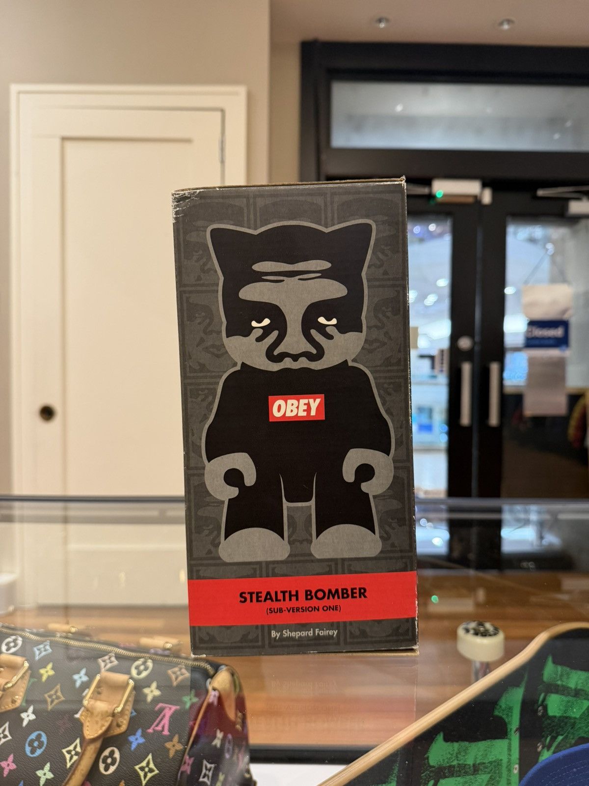Obey Obey Qee Bomber Cat 8 inch - Shepard Fairey Size ONE SIZE - 4 Thumbnail