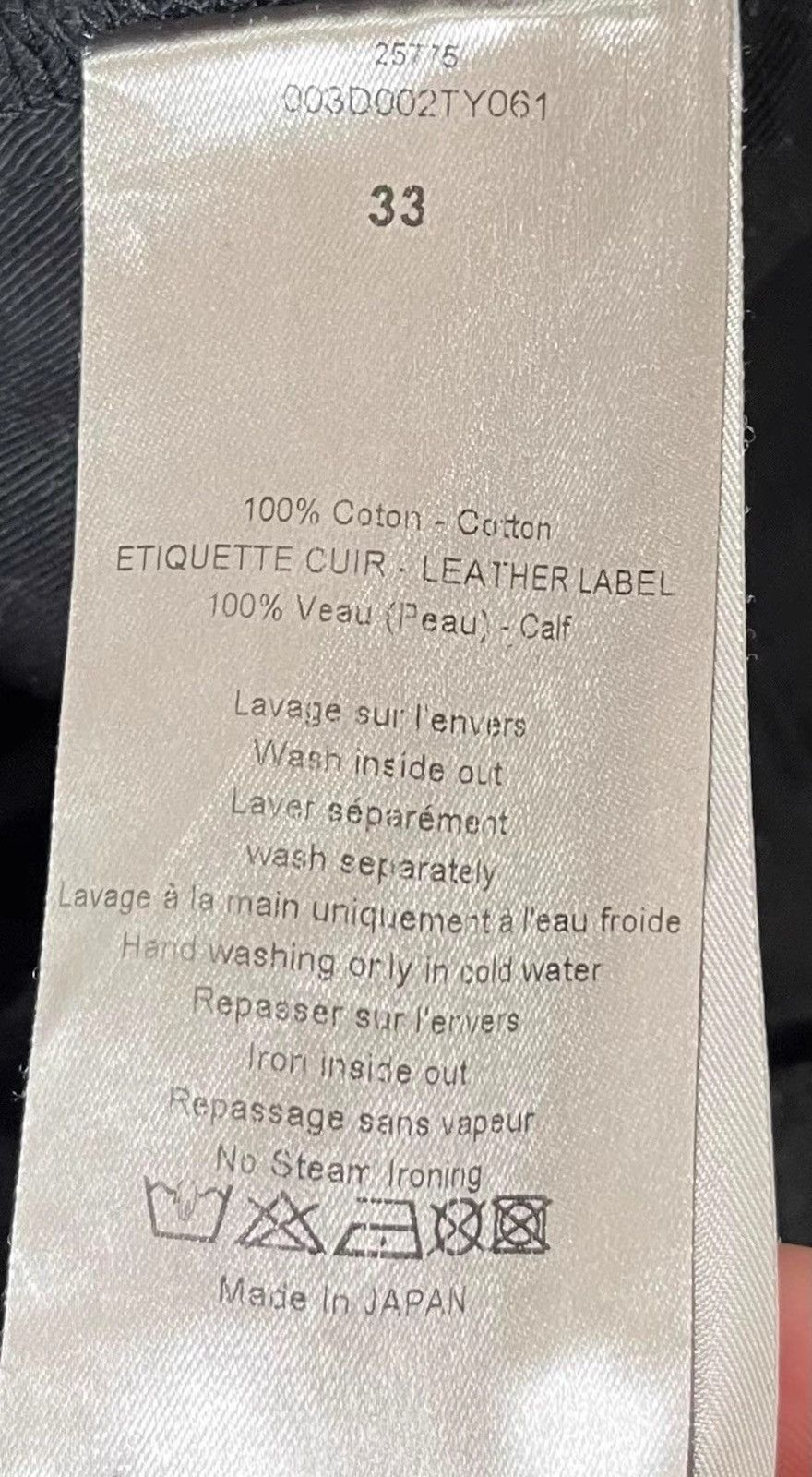 Dior Dior homme splash ink jeans Size US 33 - 4 Thumbnail