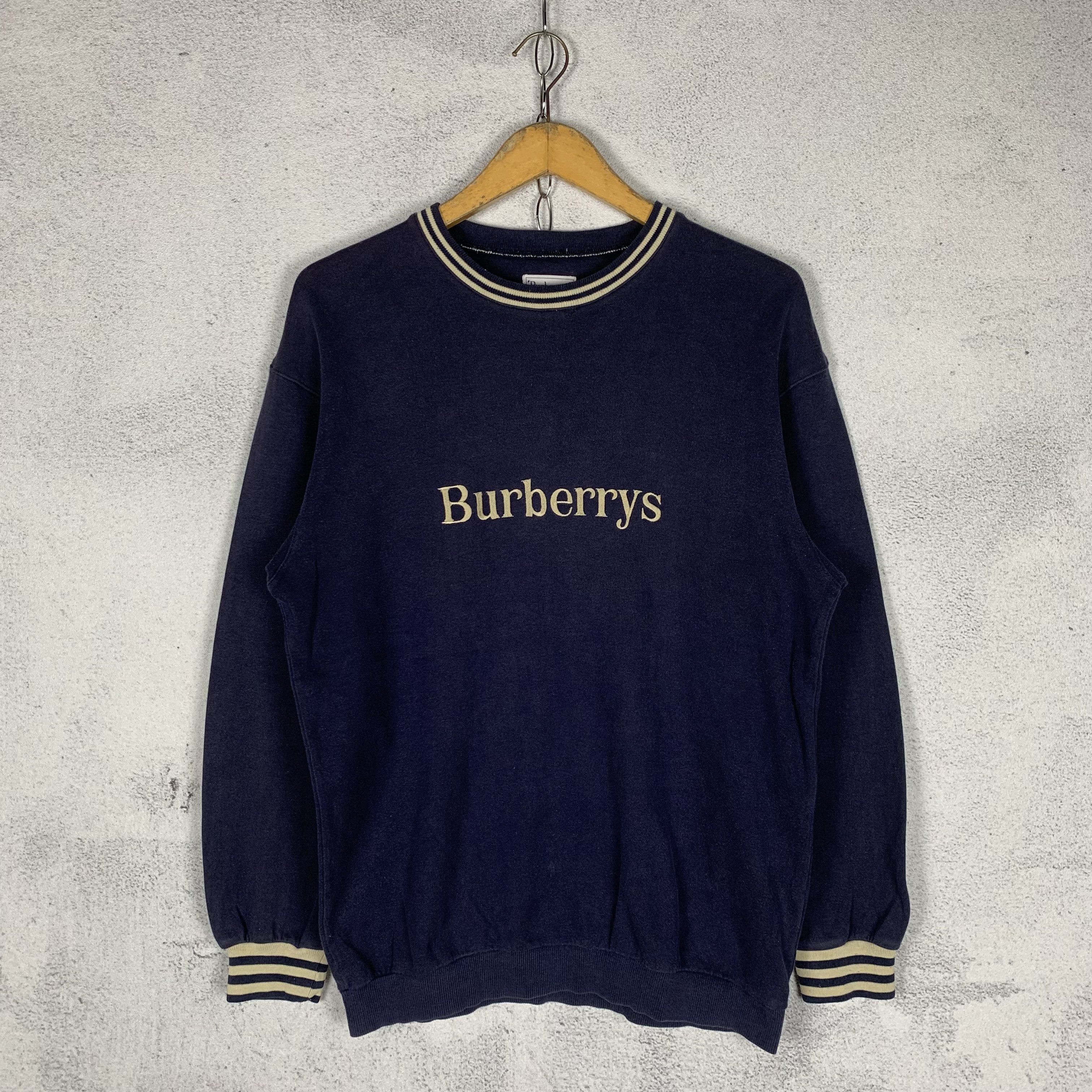Burberry Vintage Burberry Sweatshirt Crewneck Size US S / EU 44-46 / 1 - 1 Thumbnail